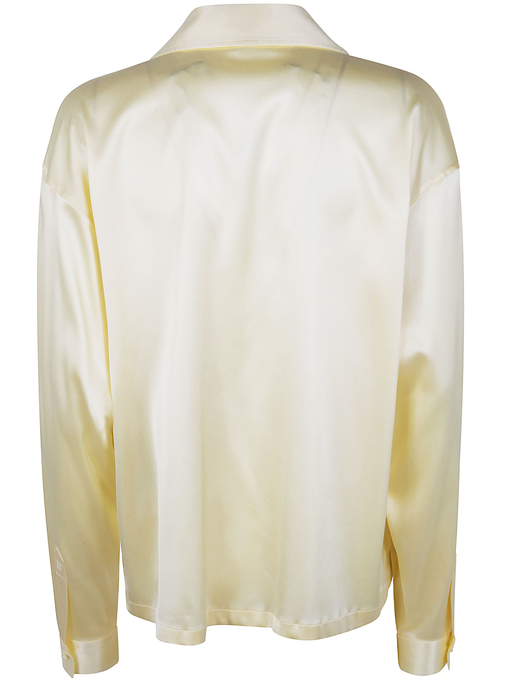 Tom Ford STRETCH SILK SATIN POLO Size M / US 6-8 / IT 42-44 - 7 Thumbnail