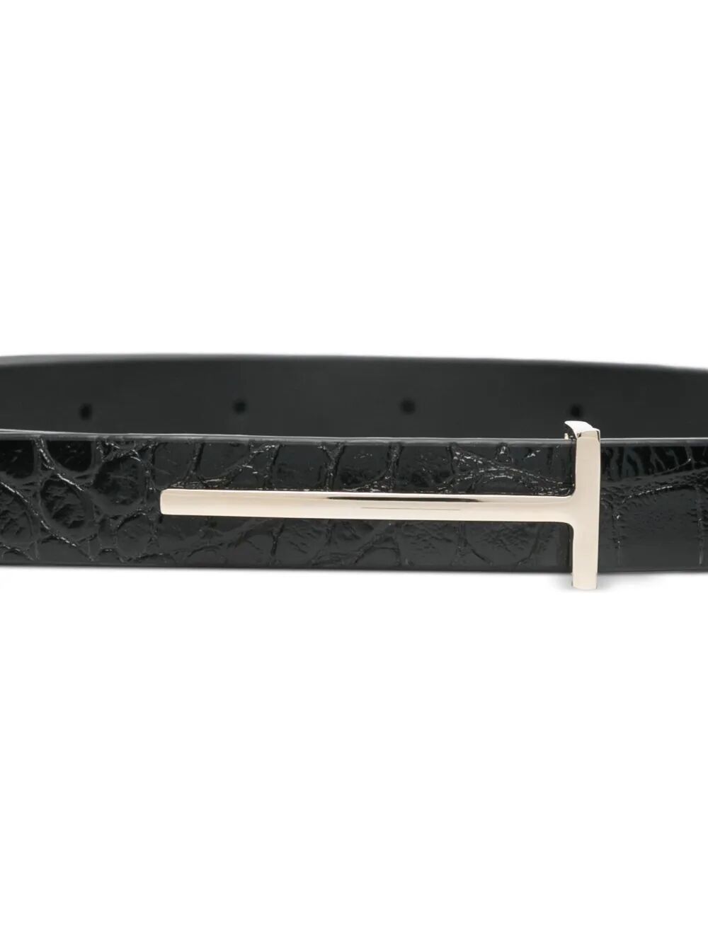 Tom Ford SHINY STAMPED CROC BELT Size ONE SIZE - 3 Thumbnail