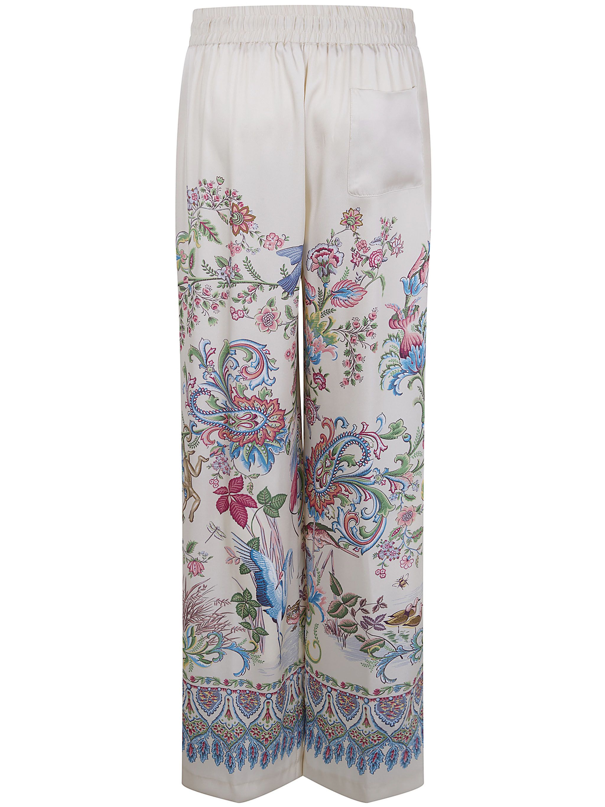 Etro WIDE LEG PRINTED TROUSERS Size 28" / US 6 / IT 42 - 2 Thumbnail