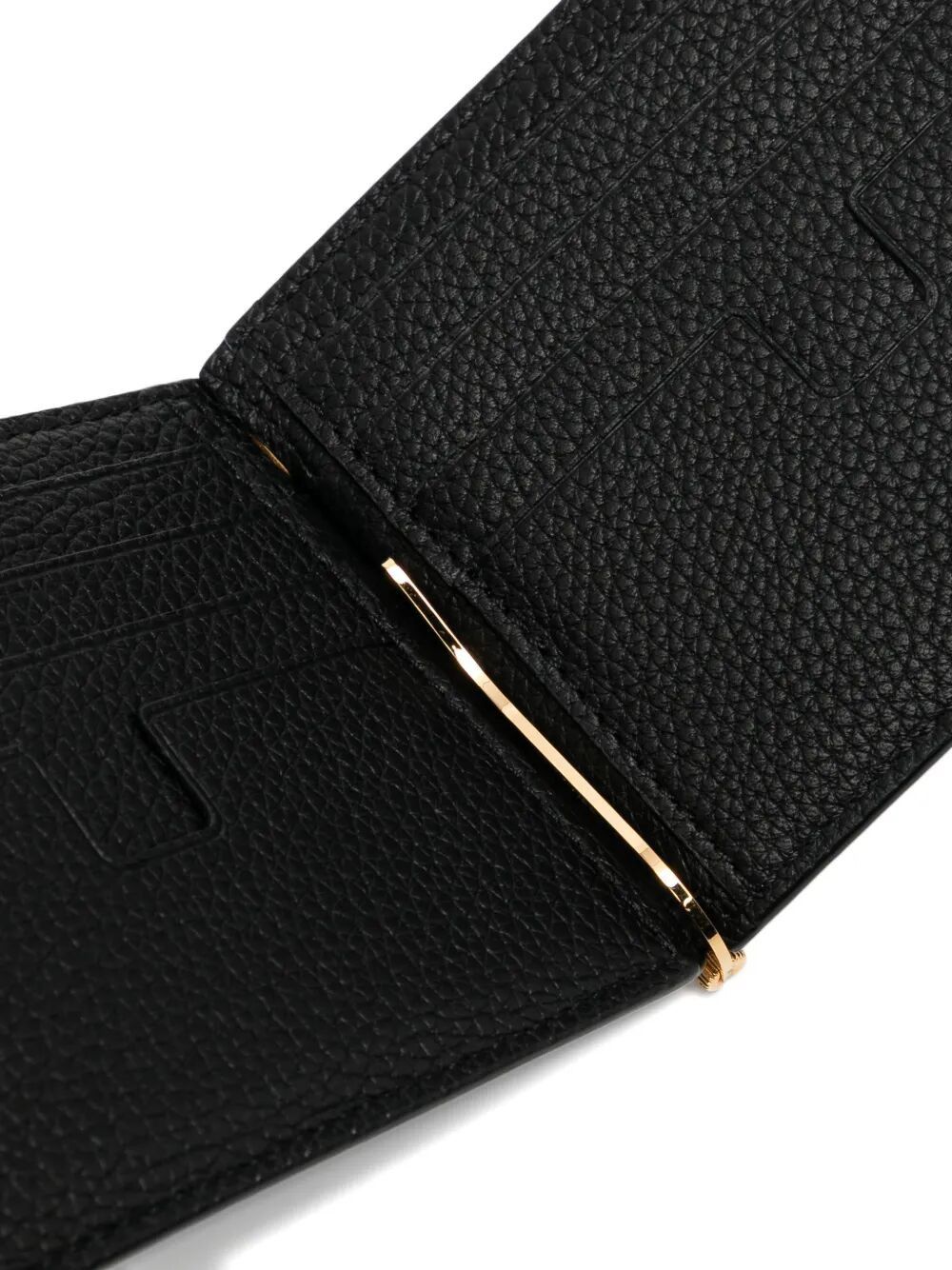 Tom Ford SOFT GRAIN LEATHER T LINE MONEY CLIP WALLET Size ONE SIZE - 3 Thumbnail