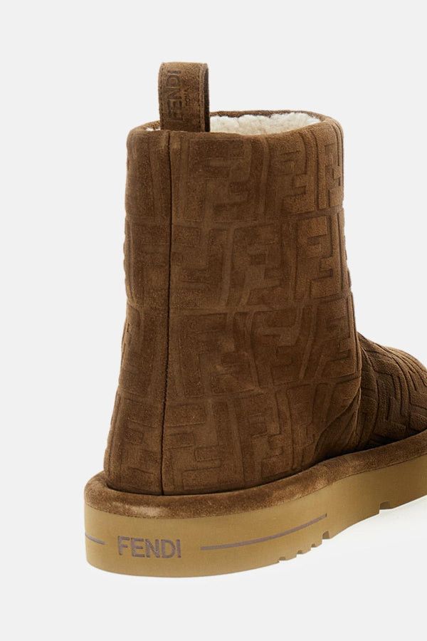 Fendi Suede Ankle Boot Size US 12 / EU 45 - 5 Thumbnail
