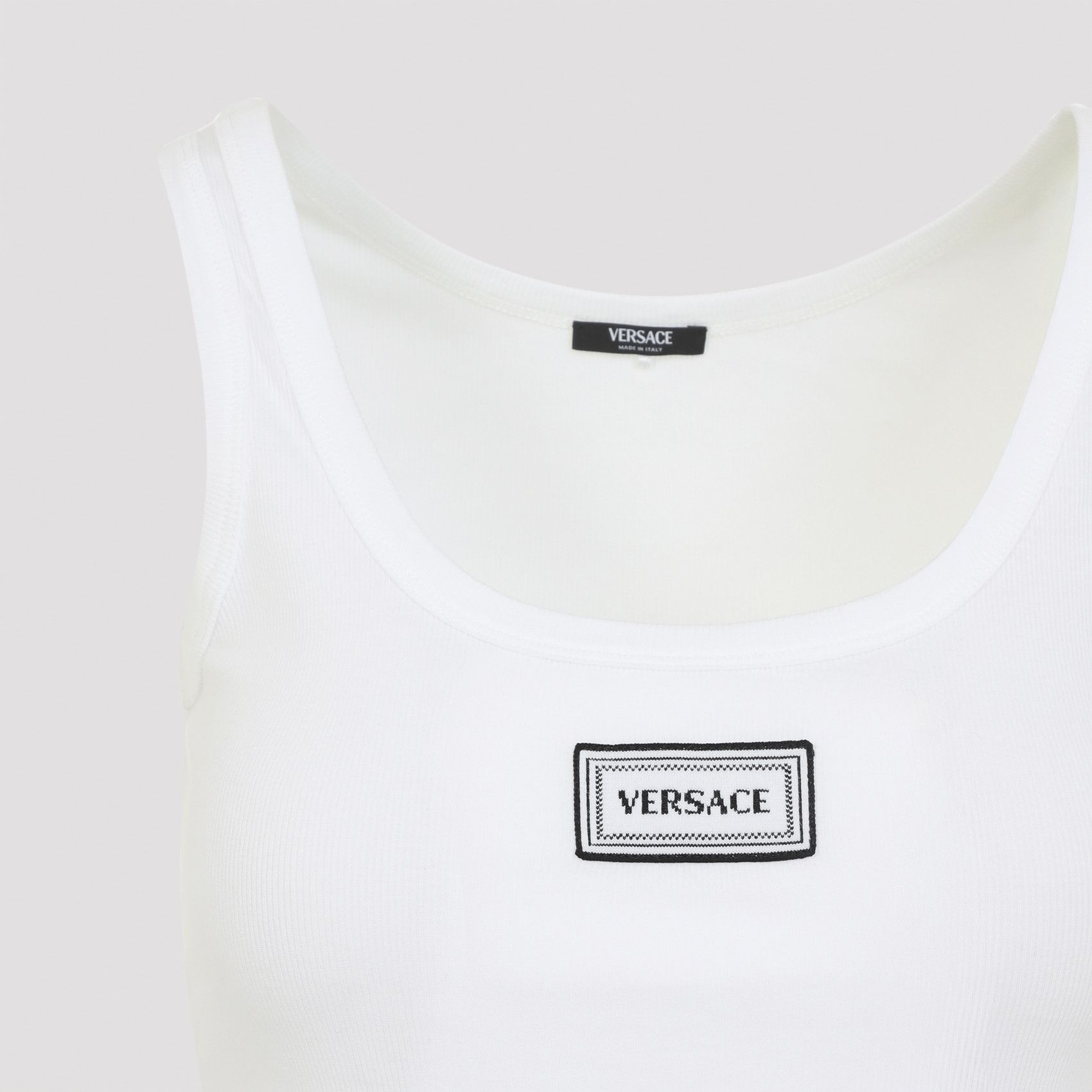 Versace Versace Cotton Tank Top Size S / US 4 / IT 40 - 3 Thumbnail