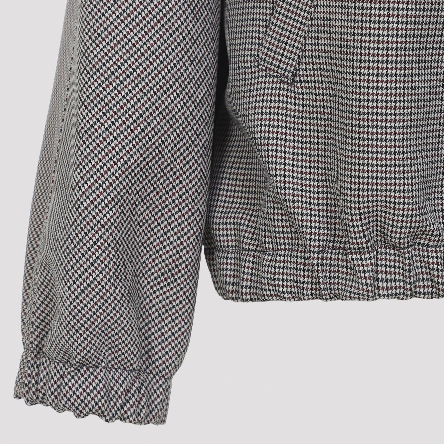 Courreges Courreges Buckle Houndstooth Bomber Jacket Size S / US 4 / IT 40 - 3 Thumbnail