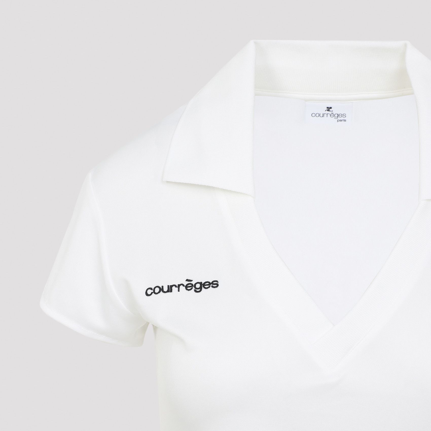 Courreges Courreges Cropped Polo Size M / US 6-8 / IT 42-44 - 3 Thumbnail