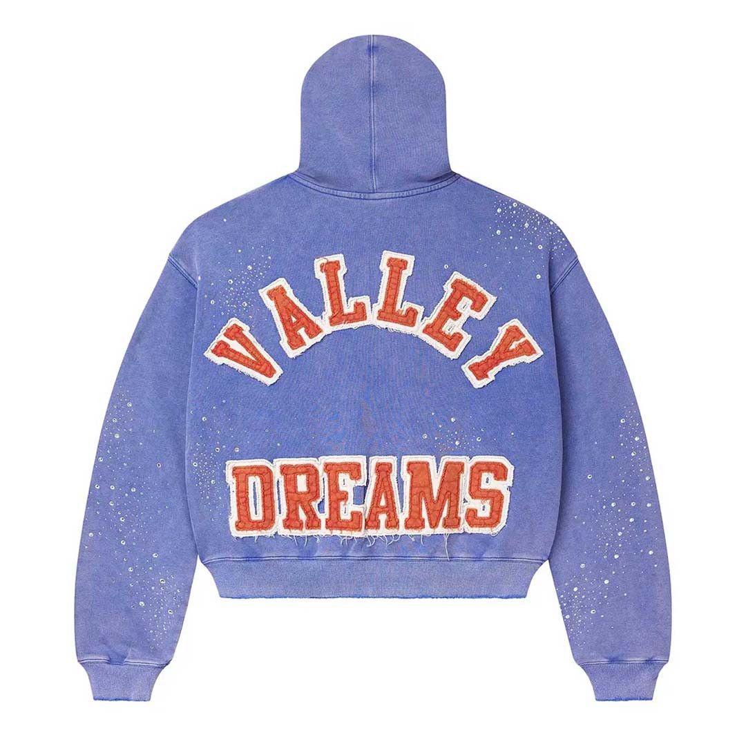 Vale Forever Sun Clustered Zip Up Blue Hoodie Size US XXL / EU 58 / 5 - 2 Thumbnail