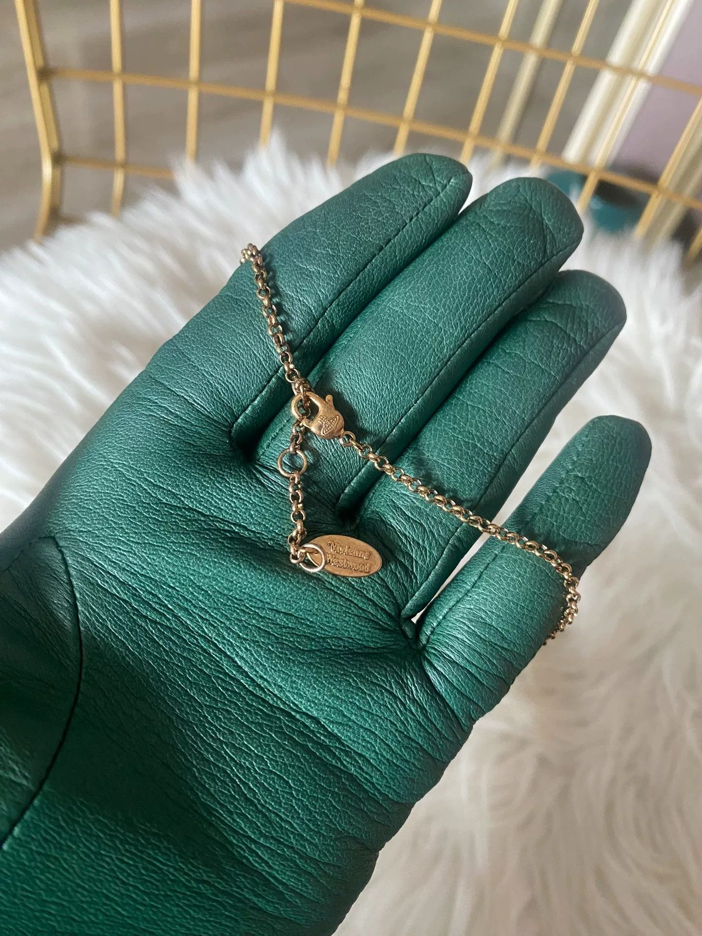 Vivienne Westwood Vivienne Westwood Mini Bas Saturn Necklace Size ONE SIZE - 3 Thumbnail