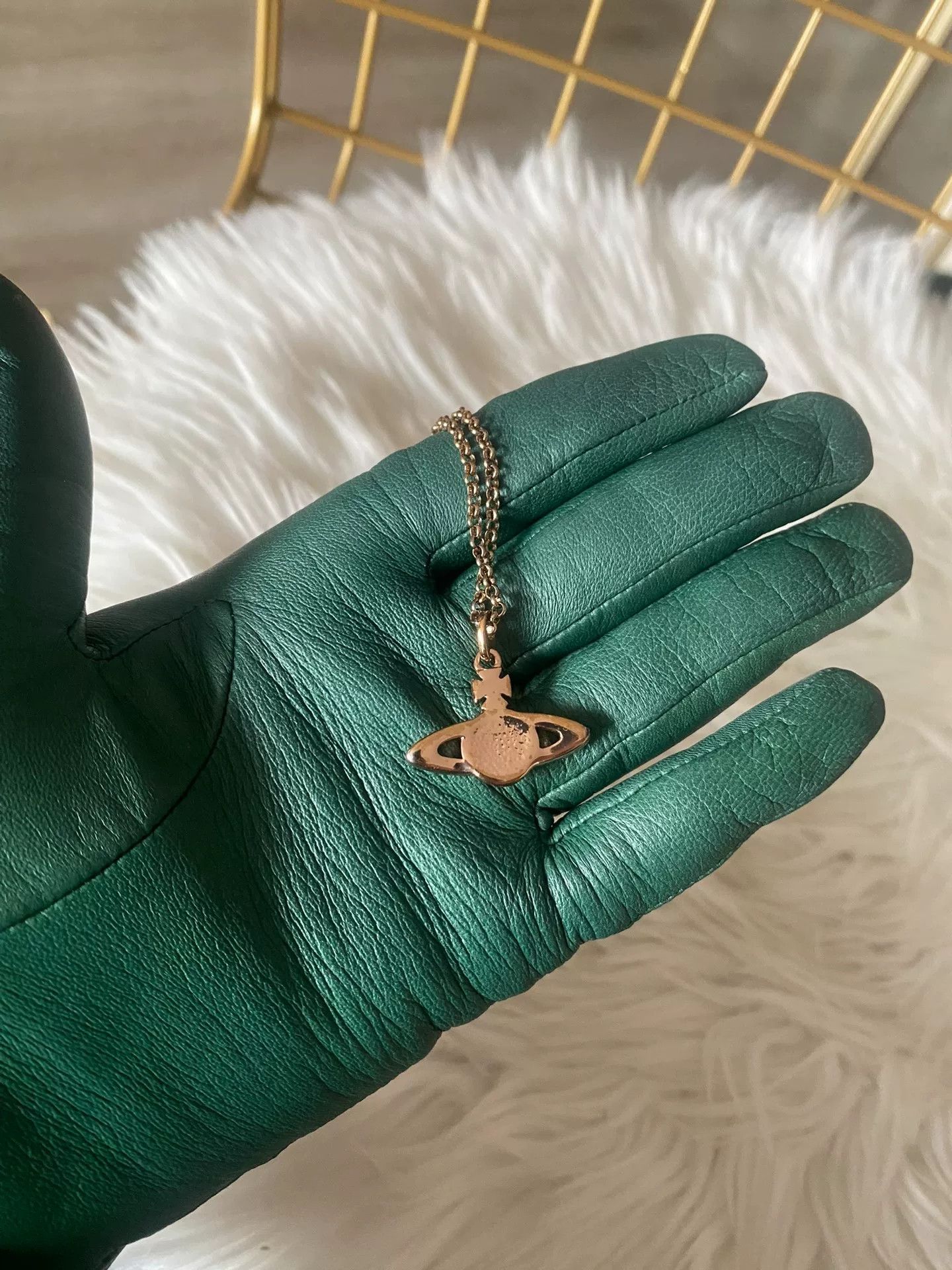 Vivienne Westwood Vivienne Westwood Mini Bas Saturn Necklace Size ONE SIZE - 2 Thumbnail