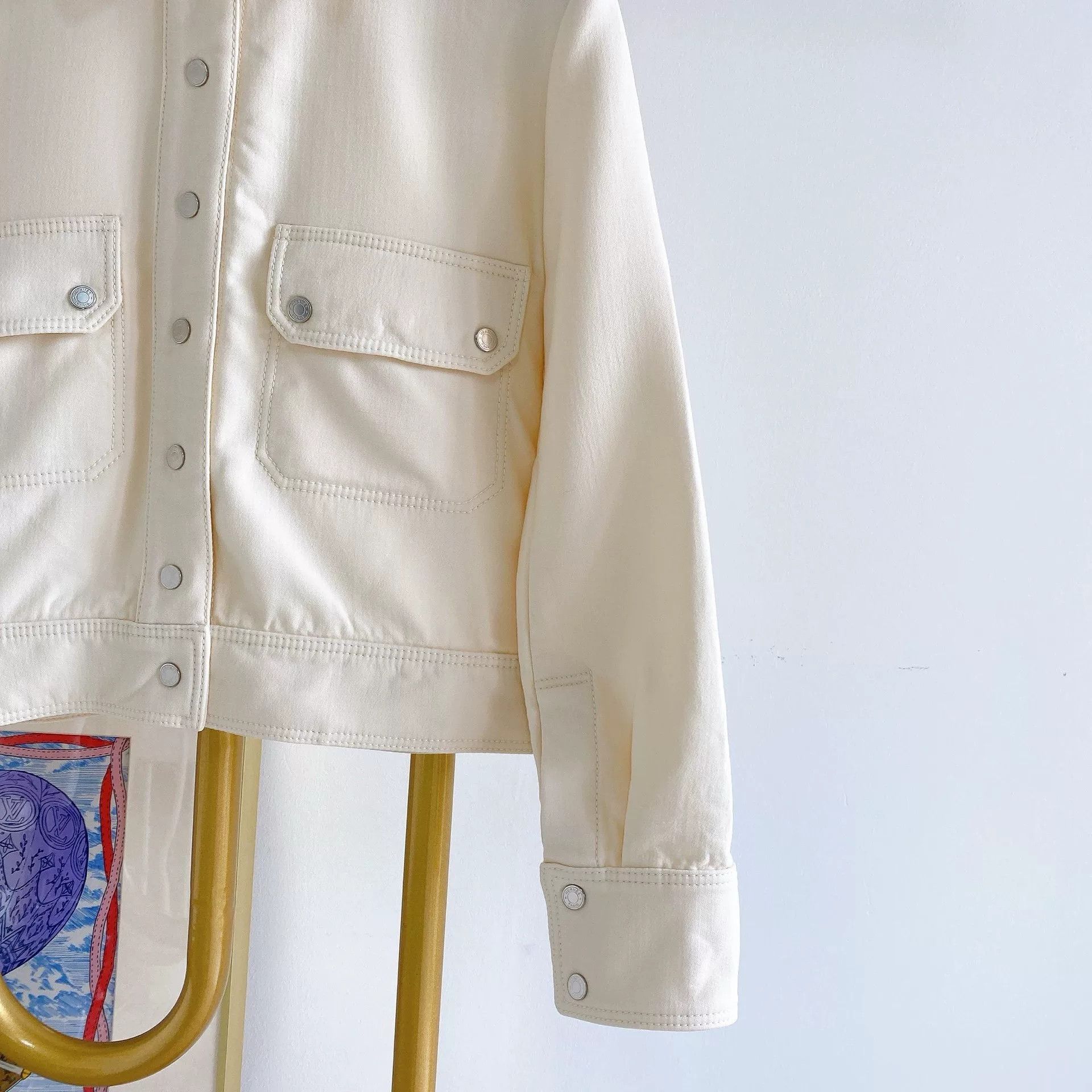 Hermes Hermes White Jacket Size 34 Size US S / EU 44-46 / 1 - 4 Thumbnail