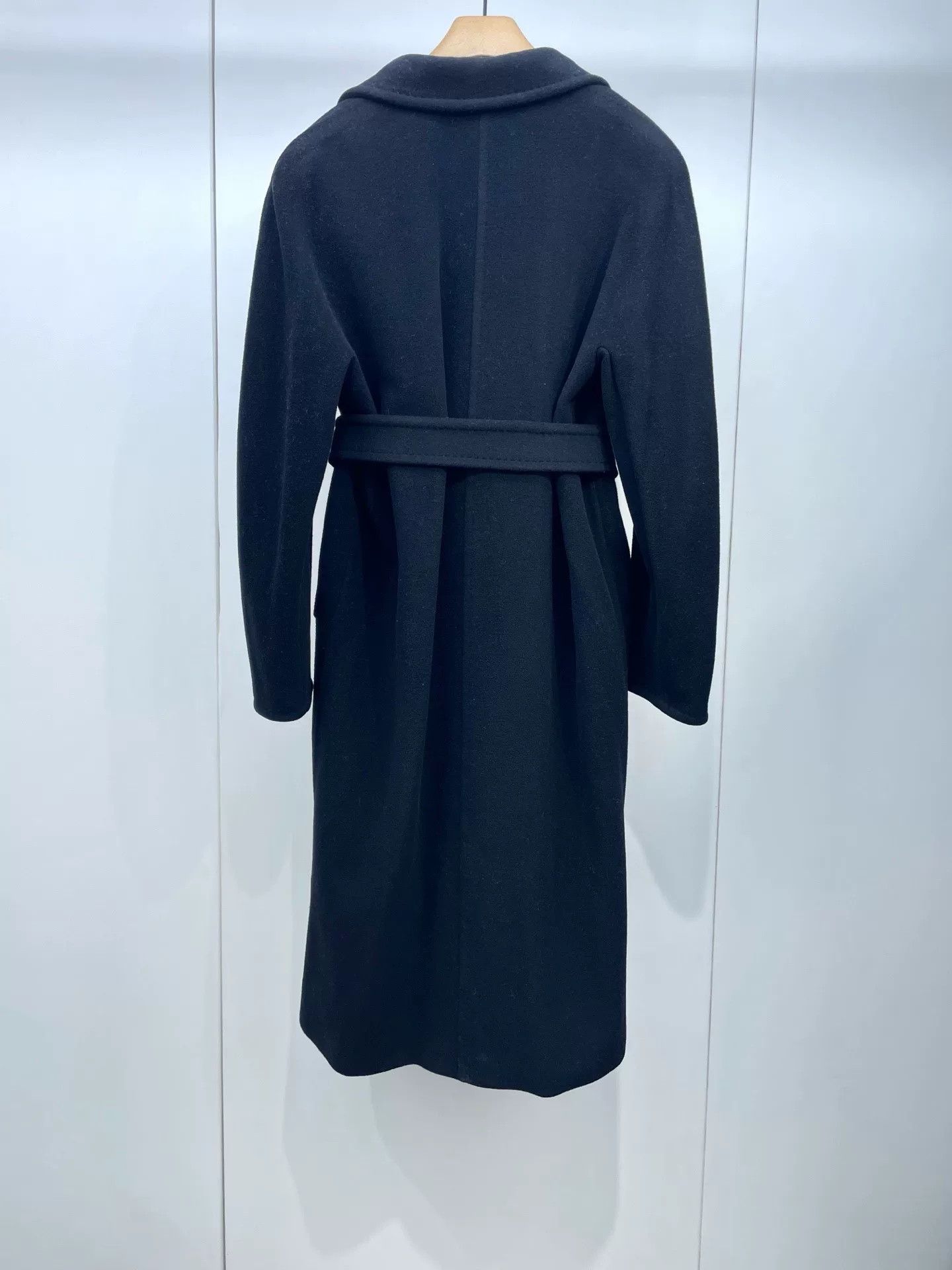 Max Mara Maxmara 101801 Black Cashmere Coat Size US XS / EU 42 / 0 - 2 Thumbnail