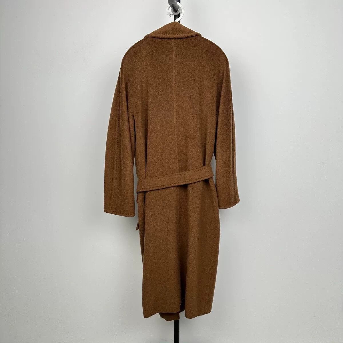 Max Mara MaxMara Brown Double-Breasted Coat Size US M / EU 48-50 / 2 - 2 Thumbnail