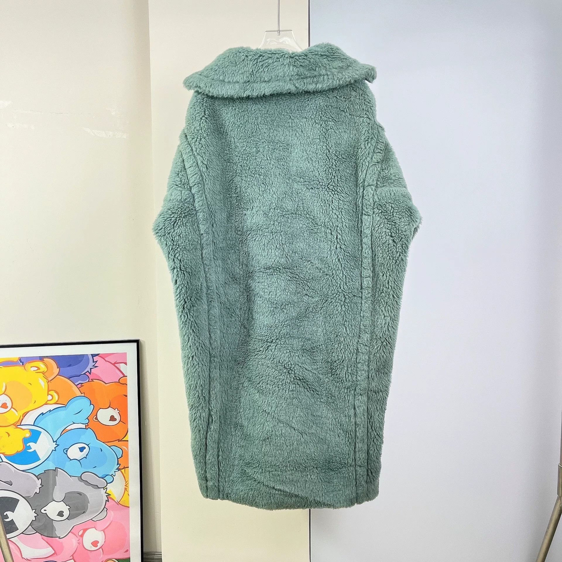Max Mara MaxMara Green Teddy Coat XS Size US XS / EU 42 / 0 - 3 Thumbnail