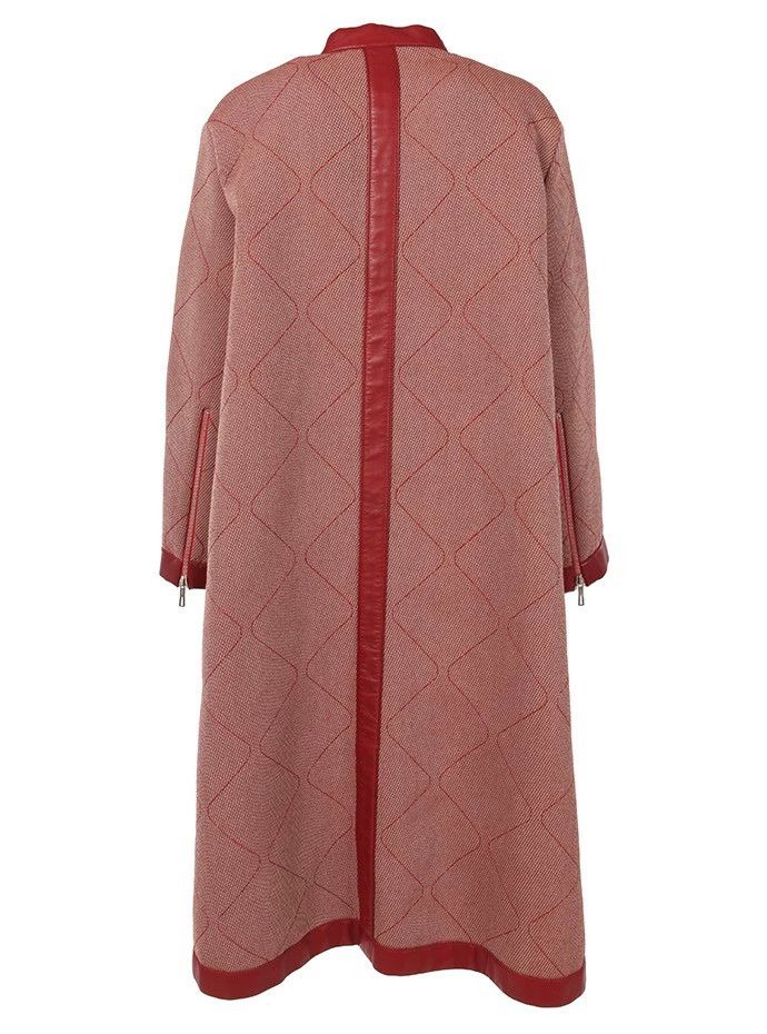 Hermes HERMES Oblique Weave Heavy Coat Size US XS / EU 42 / 0 - 2 Thumbnail