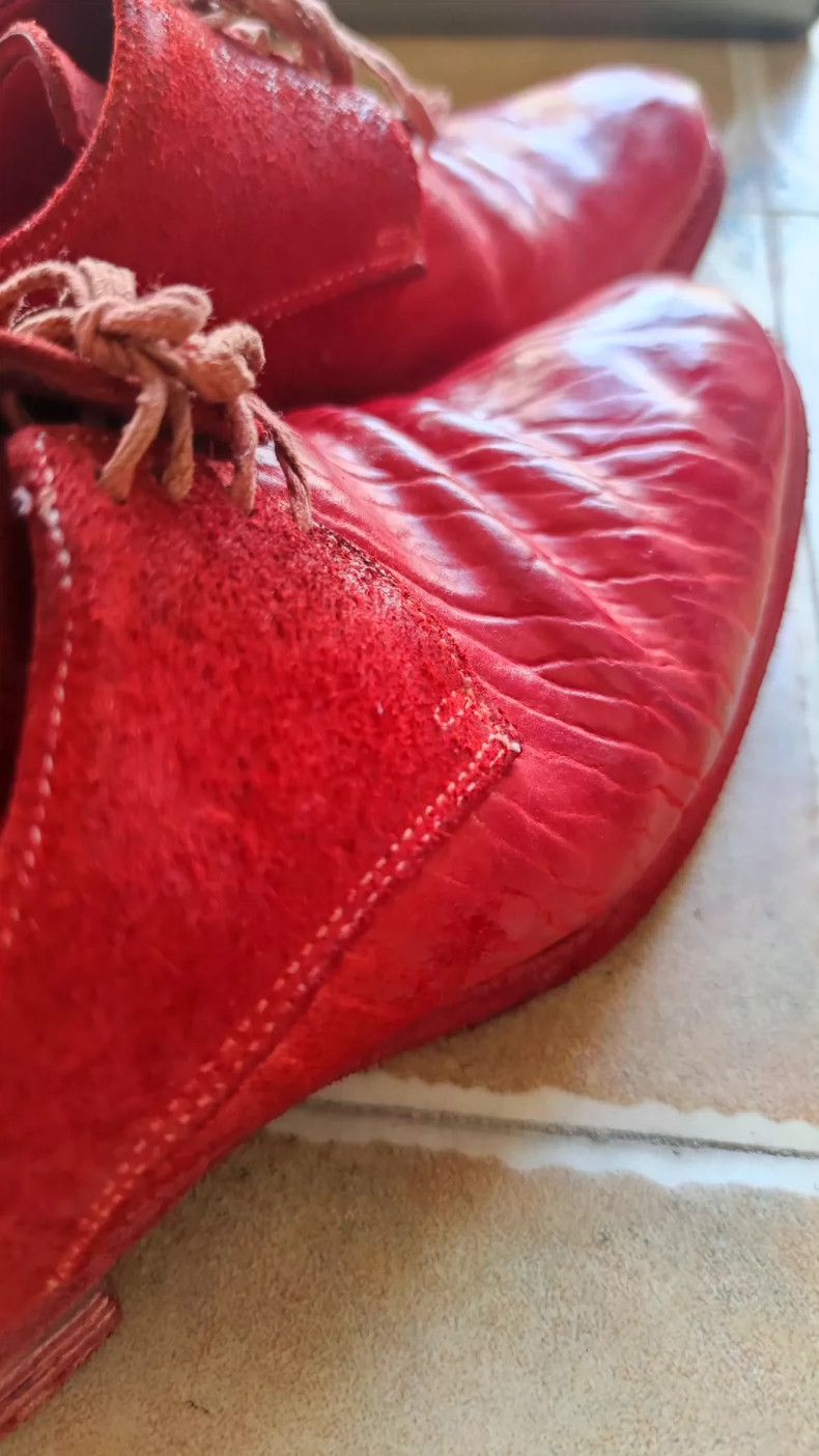 Carol Christian Poell Carol Christian Poell Red Derby Shoes Size US 10 / EU 43 - 4 Thumbnail