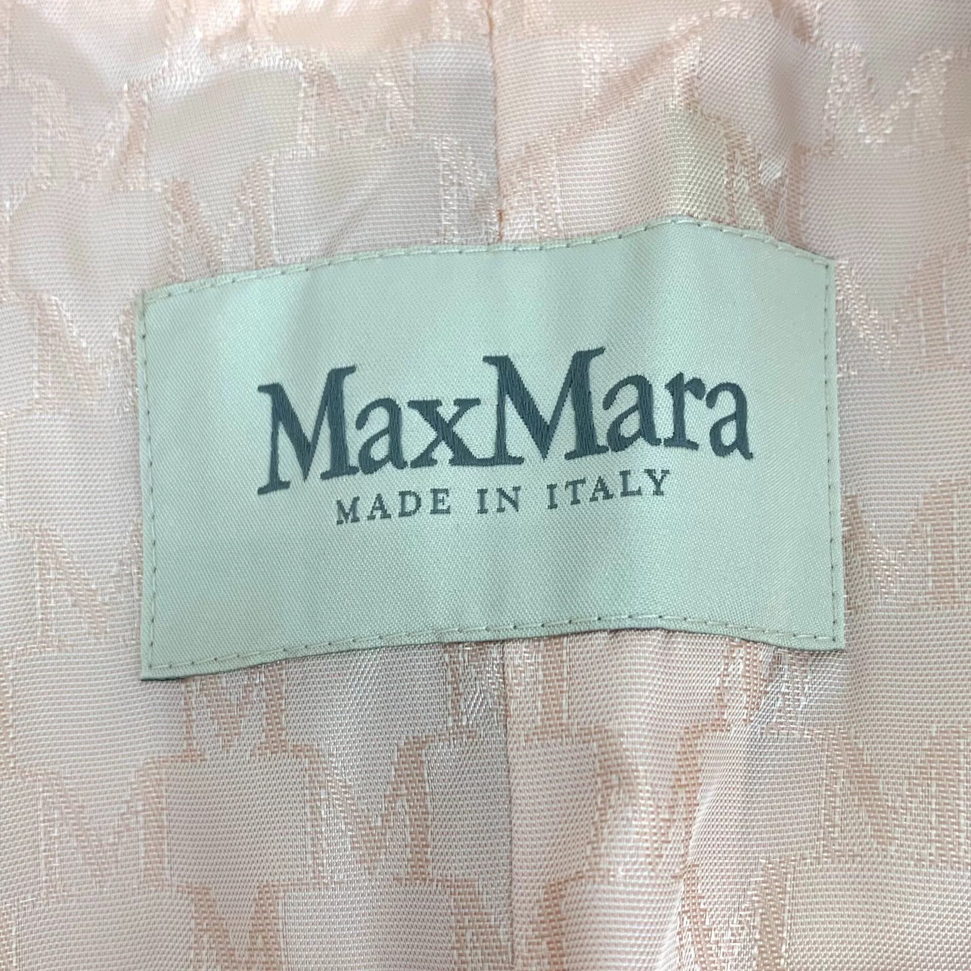 Max Mara maxmara pink wool double-breasted coat Size US XXS / EU 40 - 6 Thumbnail