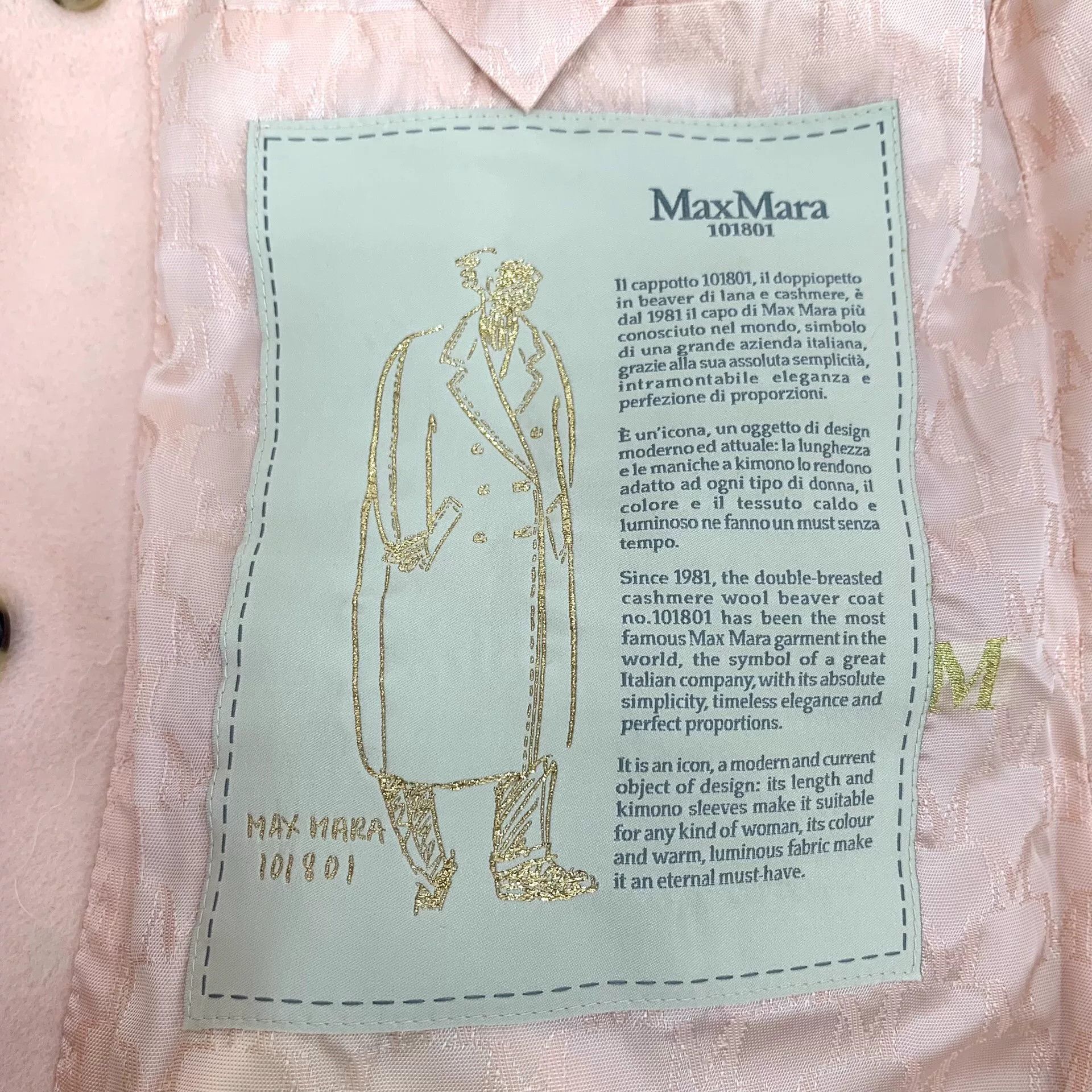 Max Mara maxmara pink wool double-breasted coat Size US XXS / EU 40 - 9 Thumbnail