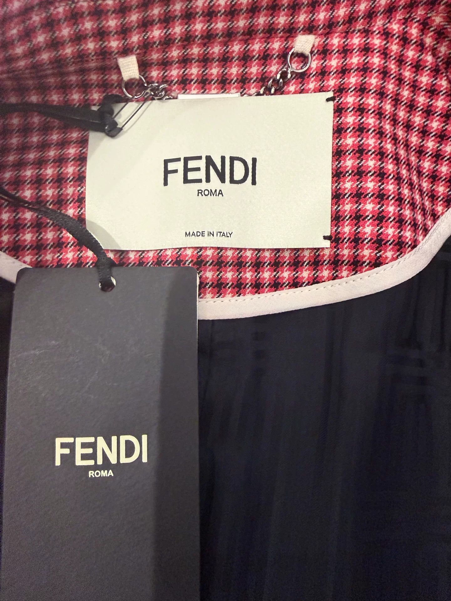 Fendi fendi wool blazer with mink cuffs in pink Size US S / EU 44-46 / 1 - 3 Thumbnail