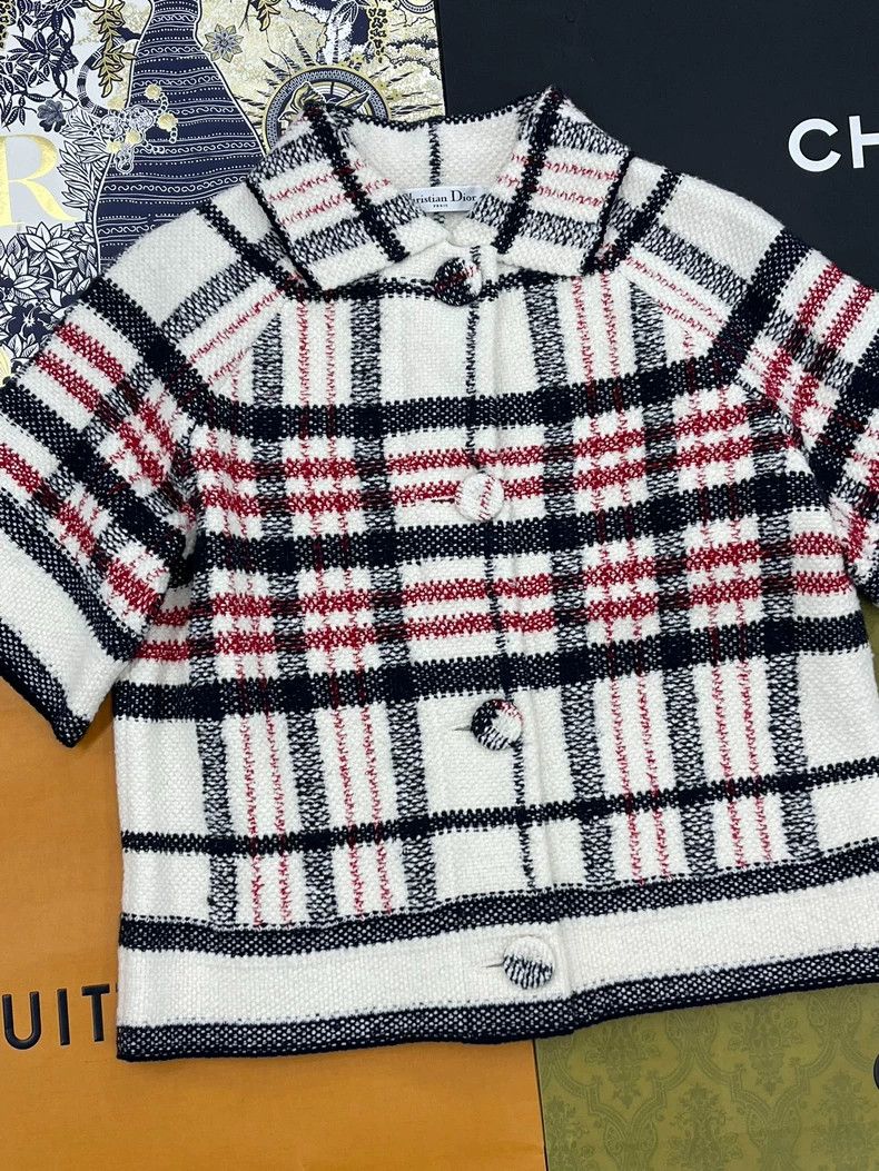 Dior Dior Check Logo Short Sleeve Jacket Size US M / EU 48-50 / 2 - 3 Thumbnail