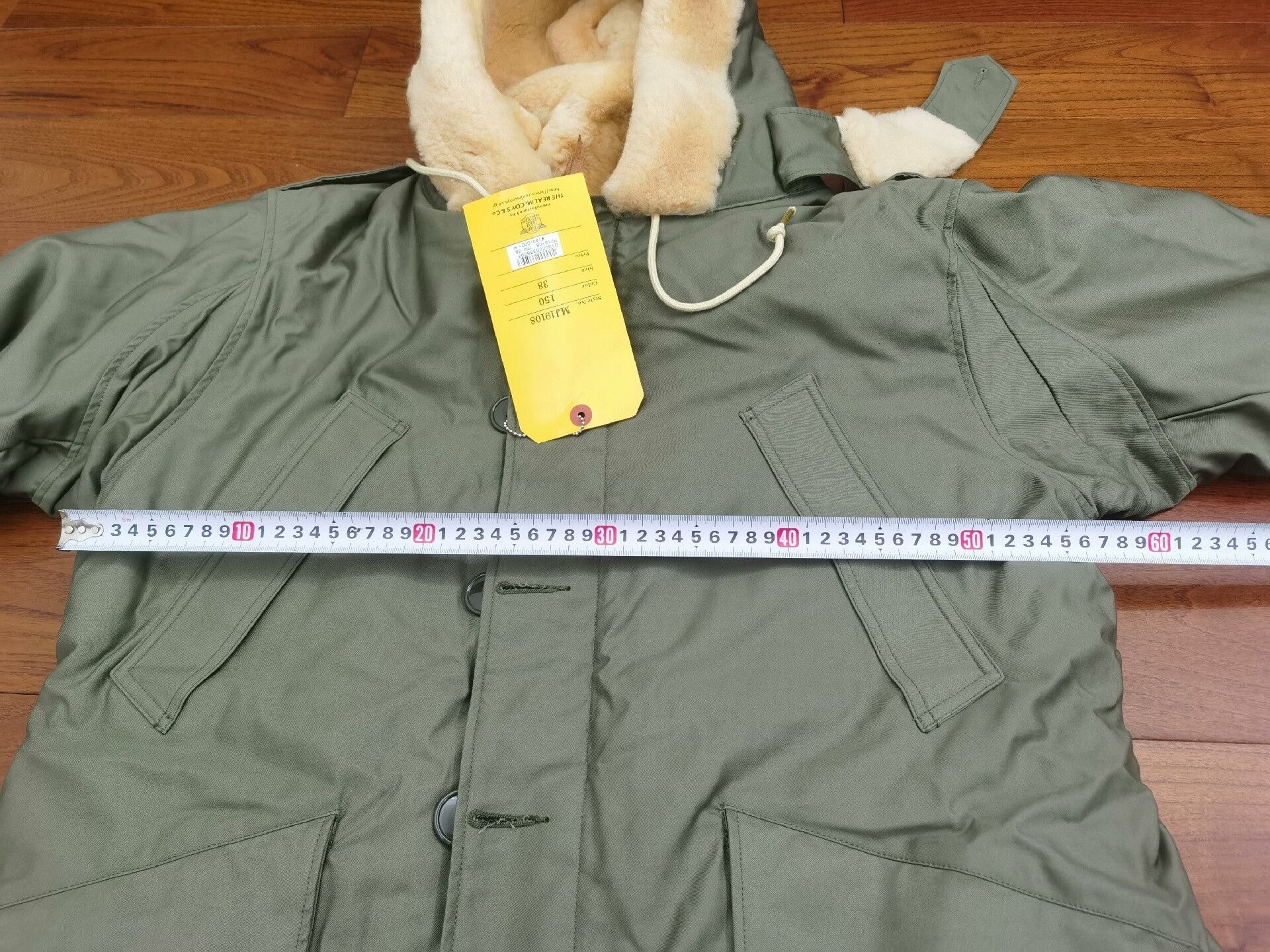 The Real McCoy's Real McCoy B11 Air Force Overcoat Size US M / EU 48-50 / 2 - 6 Thumbnail
