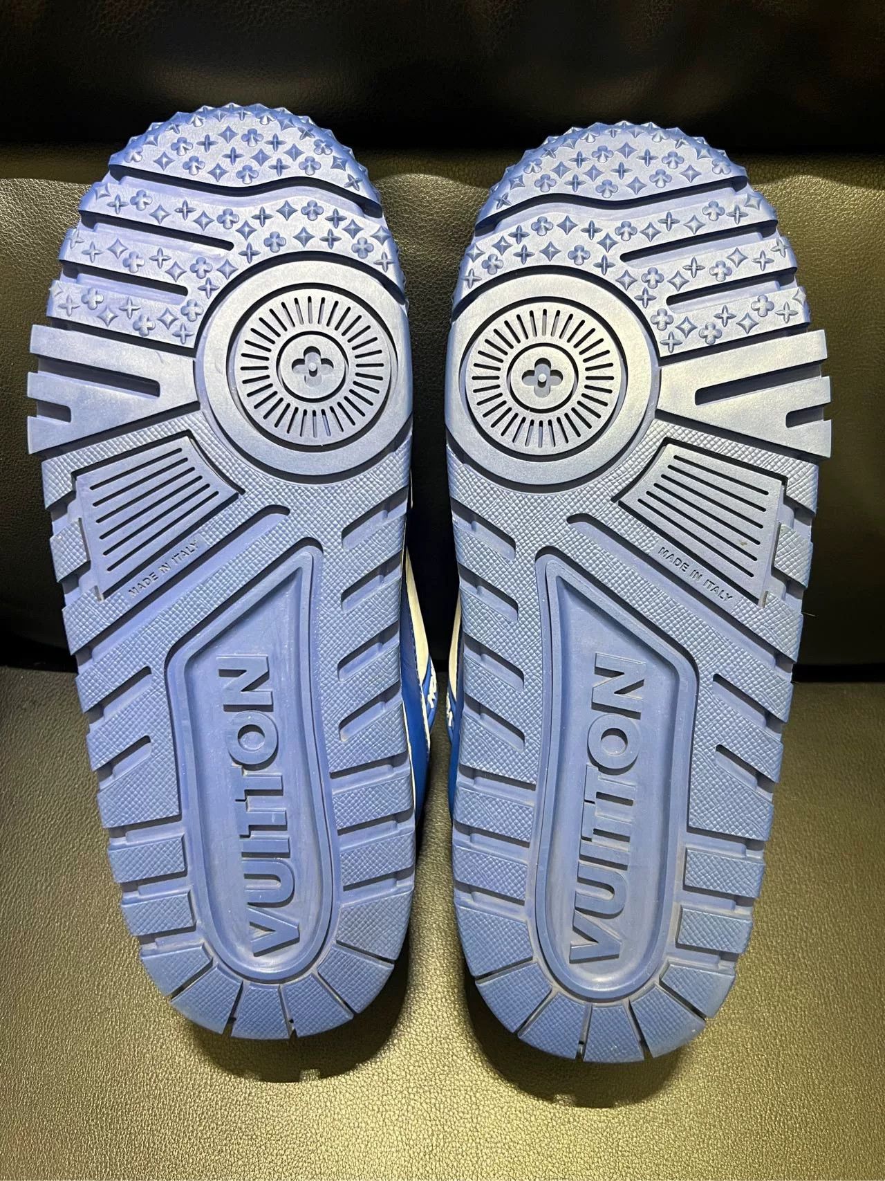 Vintage Louis Vuitton Blue Leather Sneakers Size US 10 / EU 43 - 3 Thumbnail