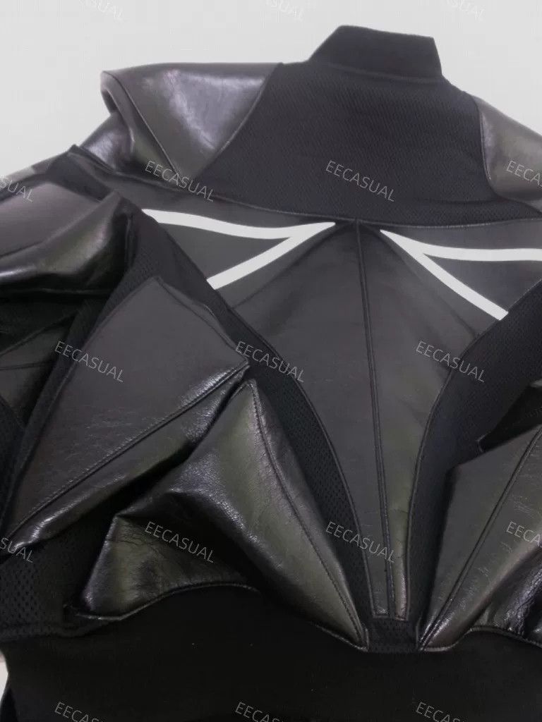 Junya Watanabe black deconstructed leather pilot jacket Size US M / EU 48-50 / 2 - 5 Thumbnail