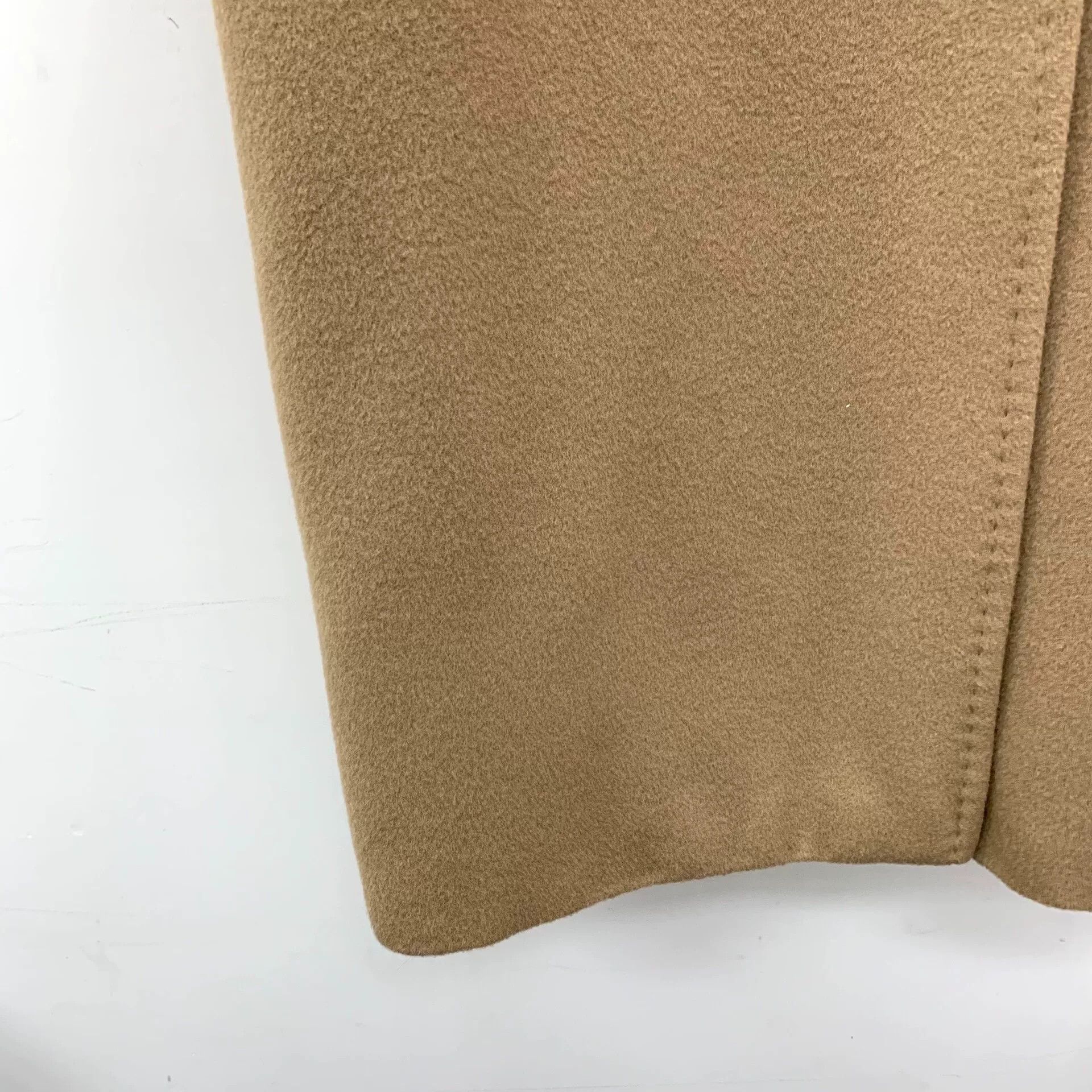 Max Mara brown wool double-breasted coat with belt Size US XXS / EU 40 - 5 Thumbnail
