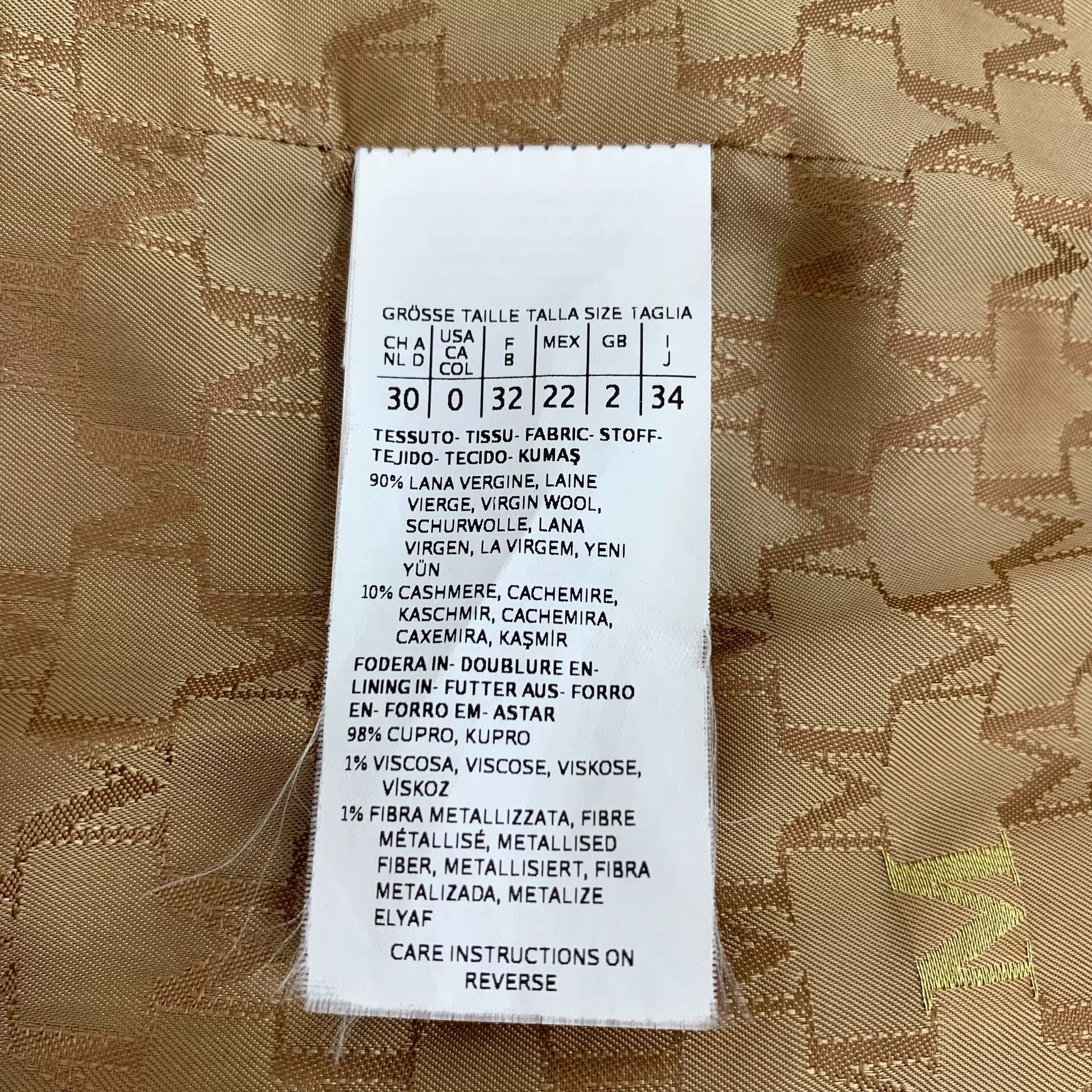 Max Mara brown wool double-breasted coat with belt Size US XXS / EU 40 - 7 Thumbnail