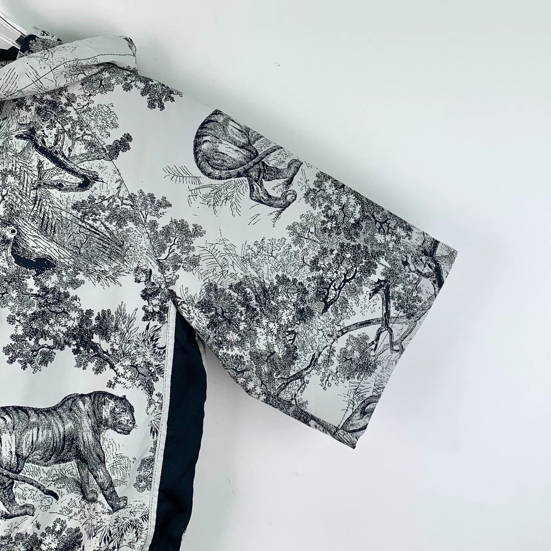 Dior dior color-blocked animal print hooded dress Size US 34 / EU 50 - 3 Thumbnail