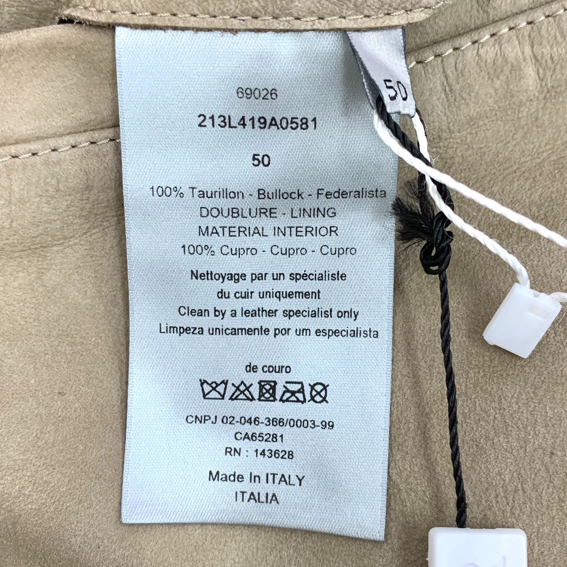 Dior brown leather multi-pocket hooded jacket Size US L / EU 52-54 / 3 - 7 Thumbnail