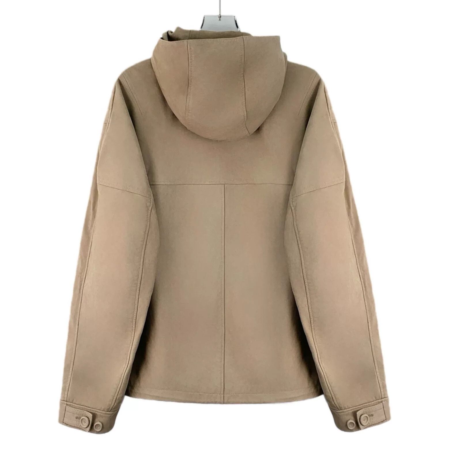 Dior Dior Brown Leather Hooded Jacket Size US L / EU 52-54 / 3 - 2 Thumbnail