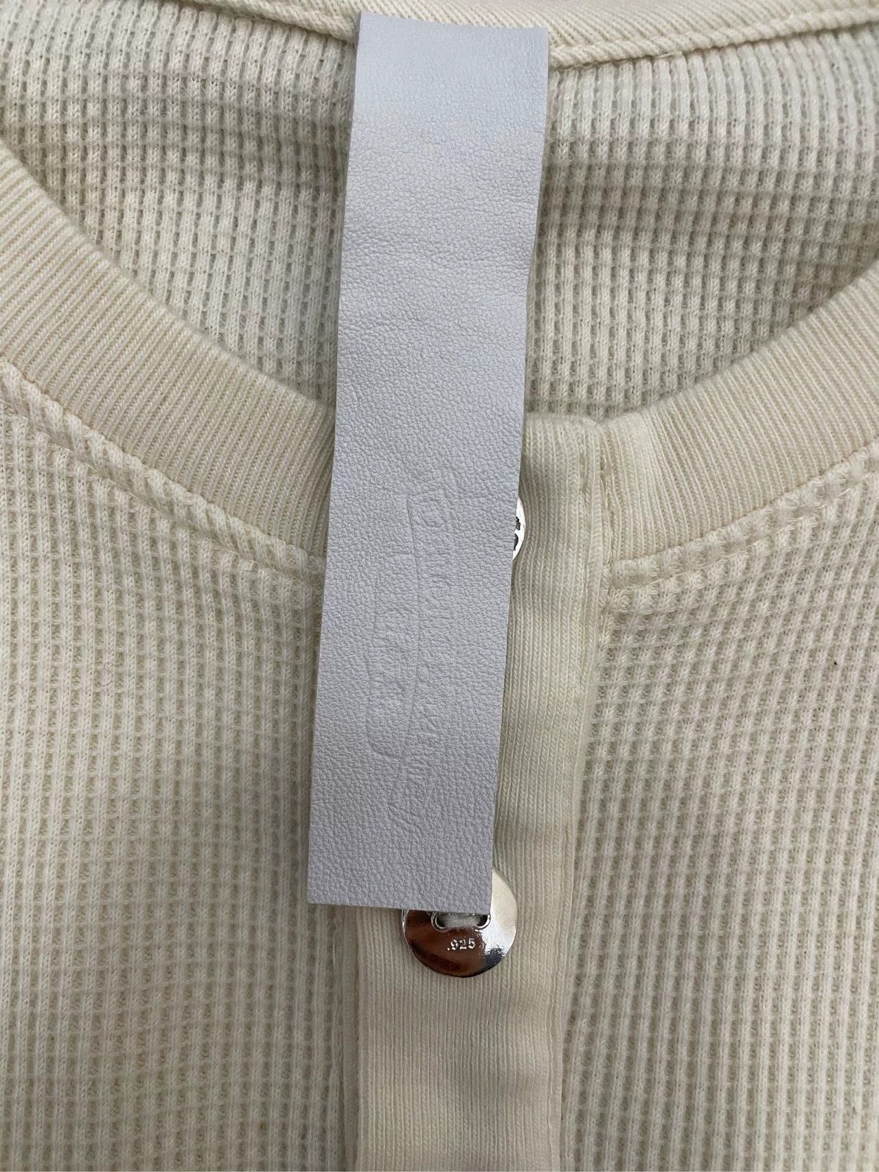 Chrome Hearts Chrome Hearts Waffle Henley Long Sleeve Tee Size US M / EU 48-50 / 2 - 5 Thumbnail
