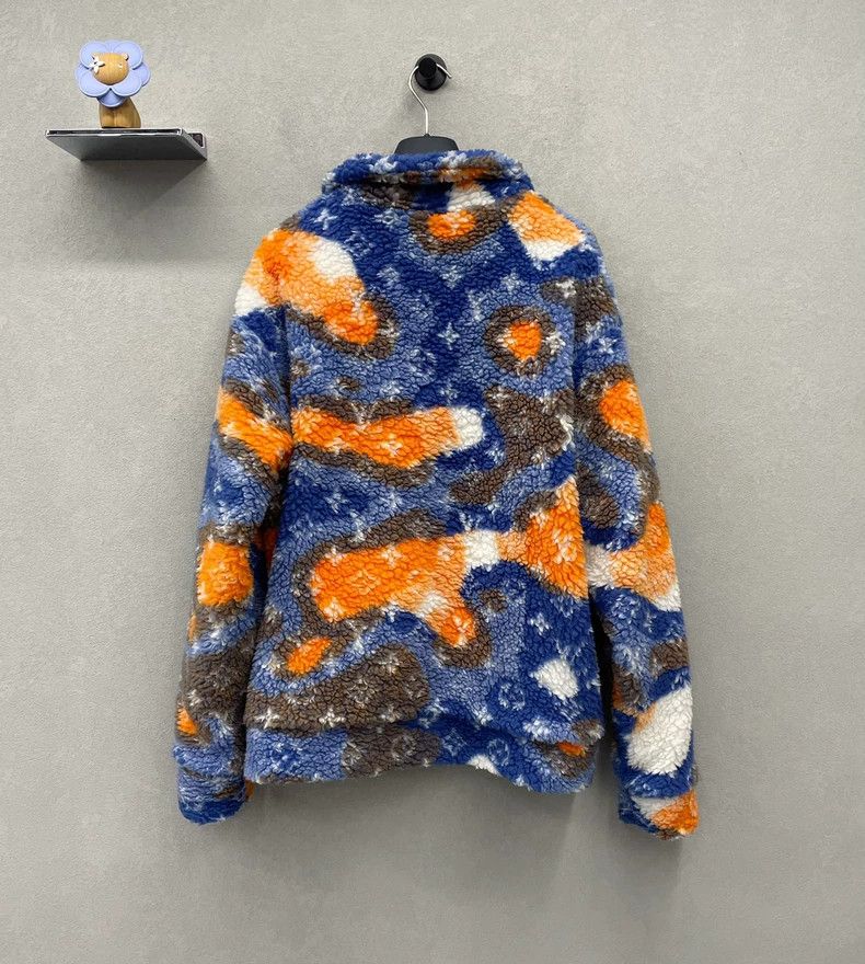 Louis Vuitton Louis Vuitton Multicolor Logo Lamb Coat Size US L / EU 52-54 / 3 - 2 Thumbnail