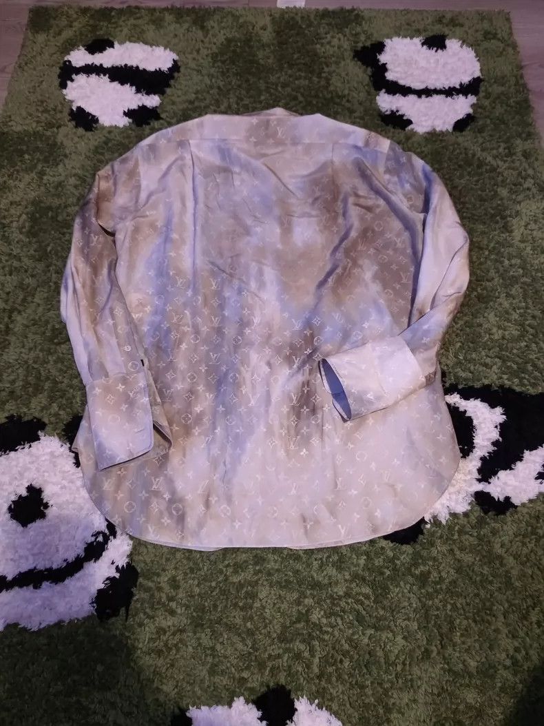 Louis Vuitton LV Silk Monogram Print Shirt Size US S / EU 44-46 / 1 - 6 Thumbnail