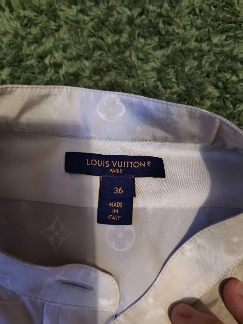 Louis Vuitton LV Silk Monogram Print Shirt Size US S / EU 44-46 / 1 - 3 Thumbnail