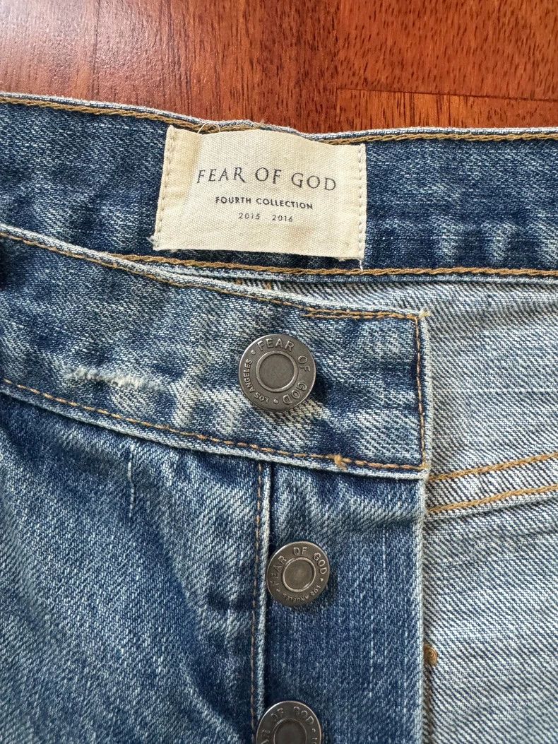 Fear of God Fear of God Season 4 OG Blue Jeans 33 Size US 33 - 4 Thumbnail