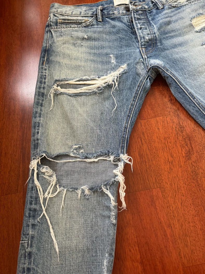 Fear of God Fear of God Season 4 OG Blue Jeans 33 Size US 33 - 3 Thumbnail