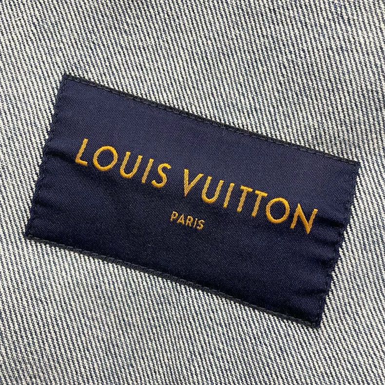 Louis Vuitton LV Blue Gradient Denim Jacket Size US L / EU 52-54 / 3 - 6 Thumbnail