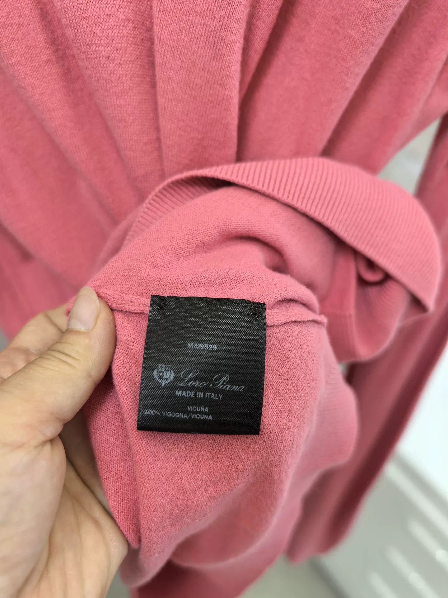 Loro Piana Loro Piana Vicuna Pink Knit Sweater Size US XL / EU 56 / 4 - 3 Thumbnail
