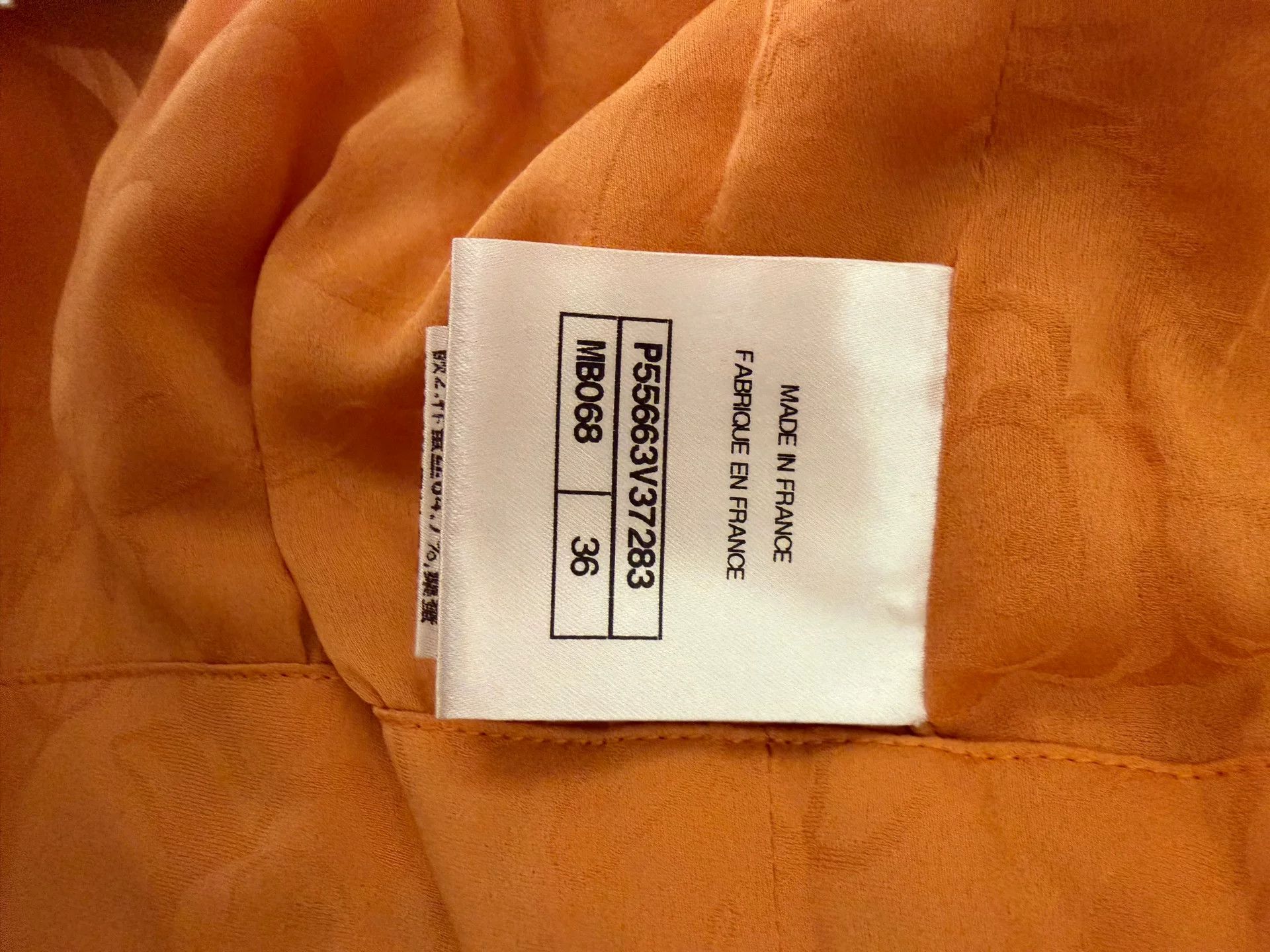 Chanel Chanel 17 Orange Tweed Dress Size US 36 / EU 52 - 4 Thumbnail