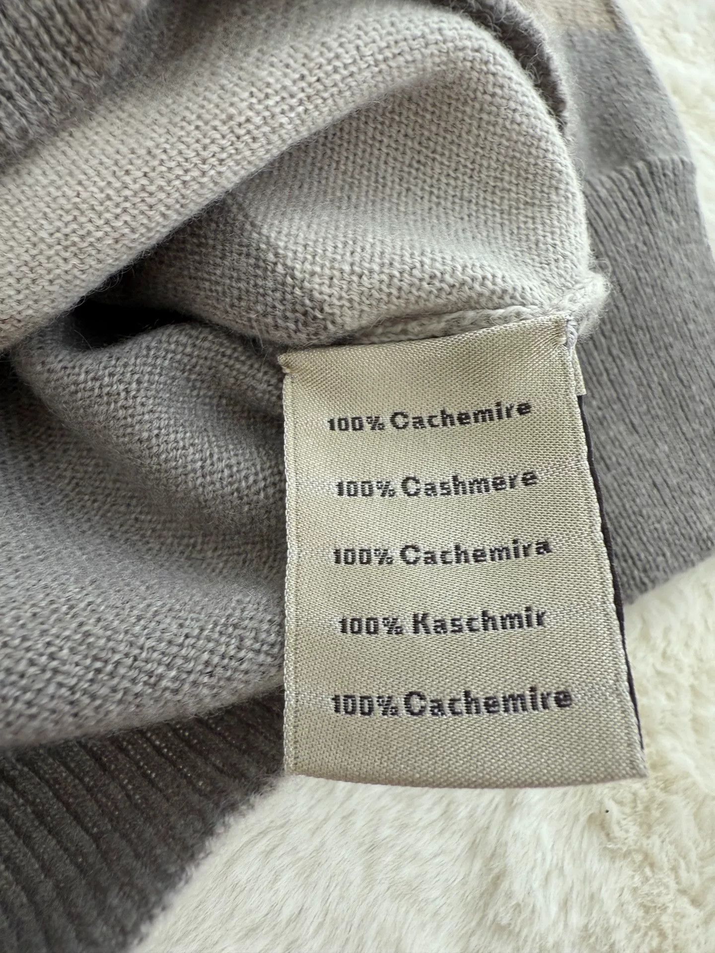 Hermes Hermes Men's Cashmere Sweater Irregular Pattern Size US M / EU 48-50 / 2 - 6 Thumbnail