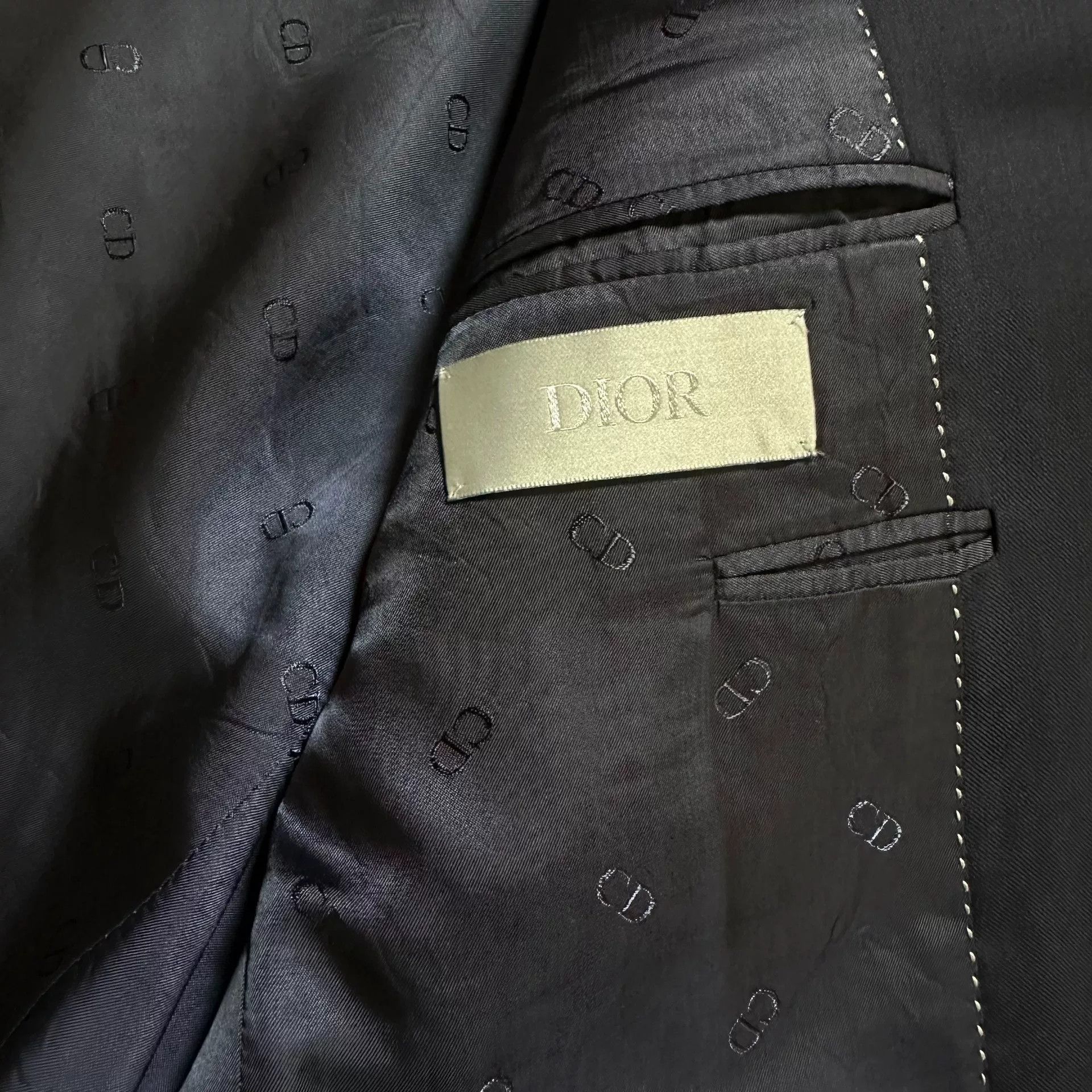Dior Dior Navy Cashmere Suit Set Size US L / EU 52-54 / 3 - 5 Thumbnail