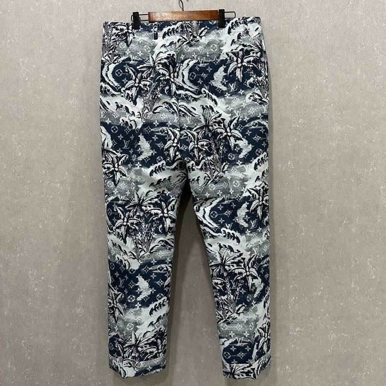 Louis Vuitton Louis Vuitton SS24 Plant Print Casual Pants Size US 34 / EU 50 - 3 Thumbnail