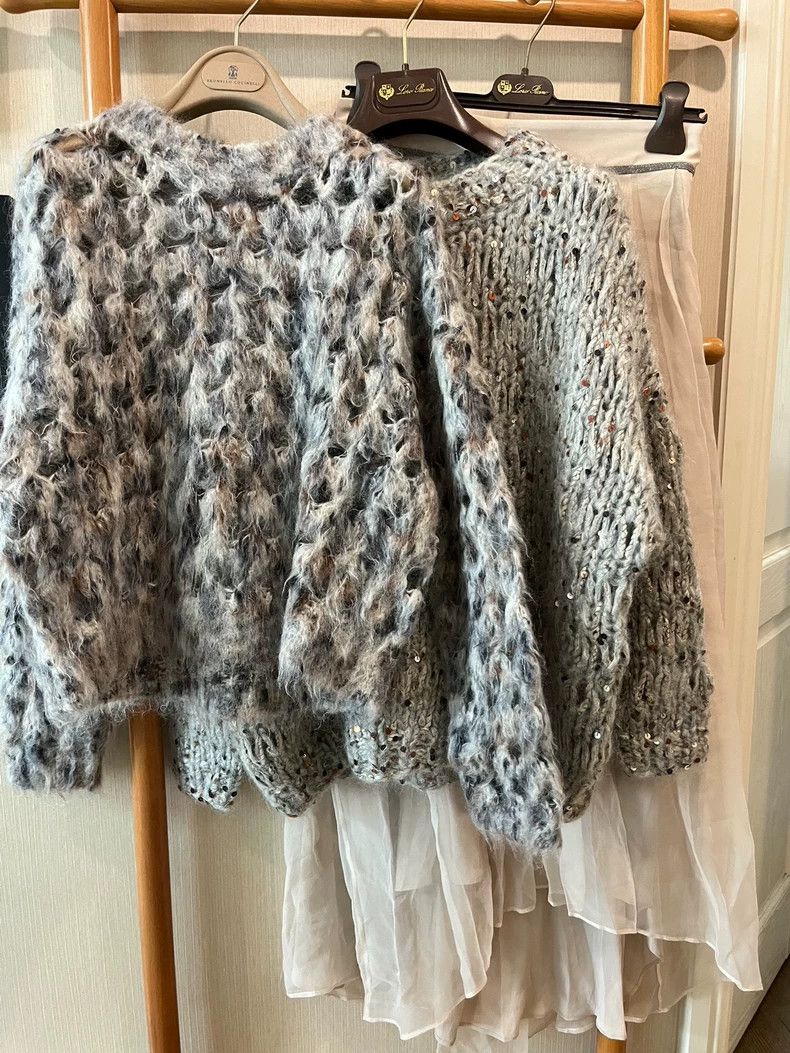 Brunello Cucinelli Brunello Cucinelli Sequin Mohair Sweater Size US S / EU 44-46 / 1 - 5 Thumbnail