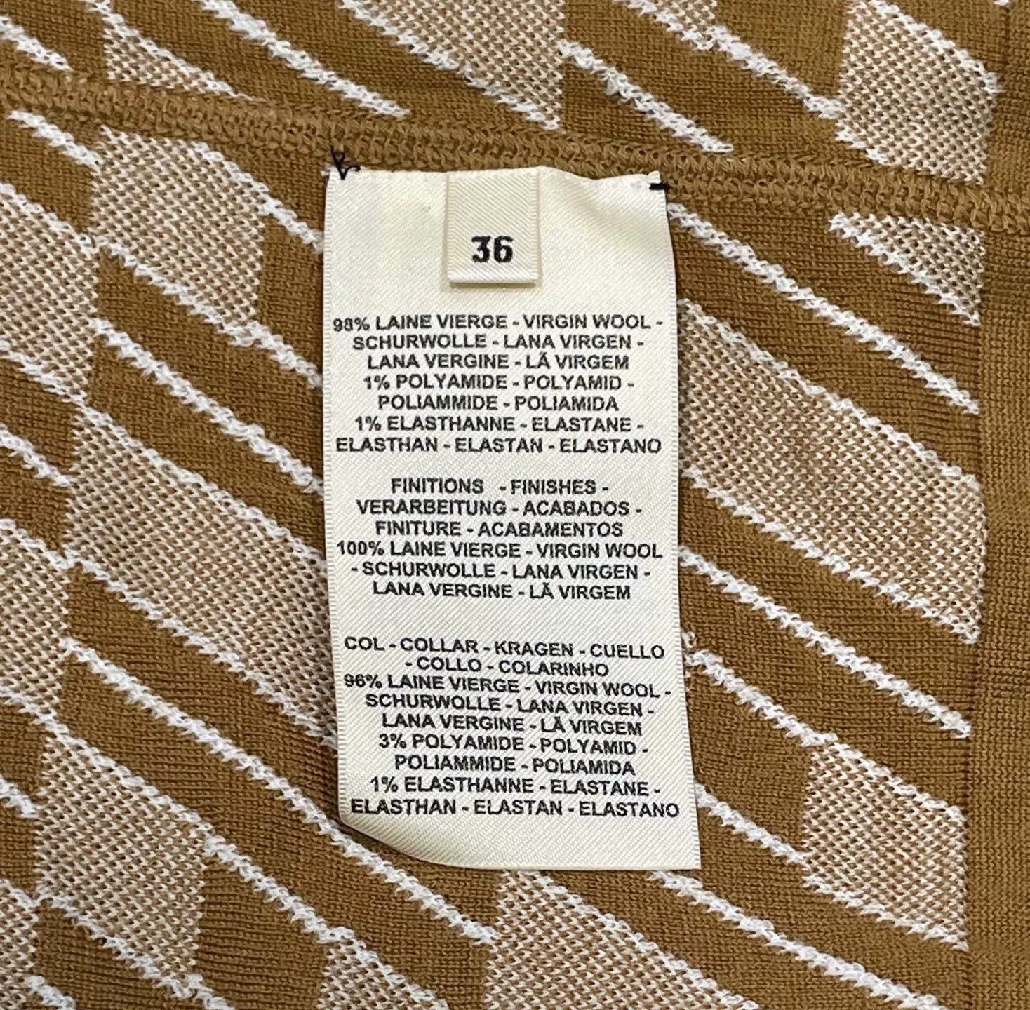 Hermes Hermes Caramel Zip-Up Cardigan Size US S / EU 44-46 / 1 - 6 Thumbnail
