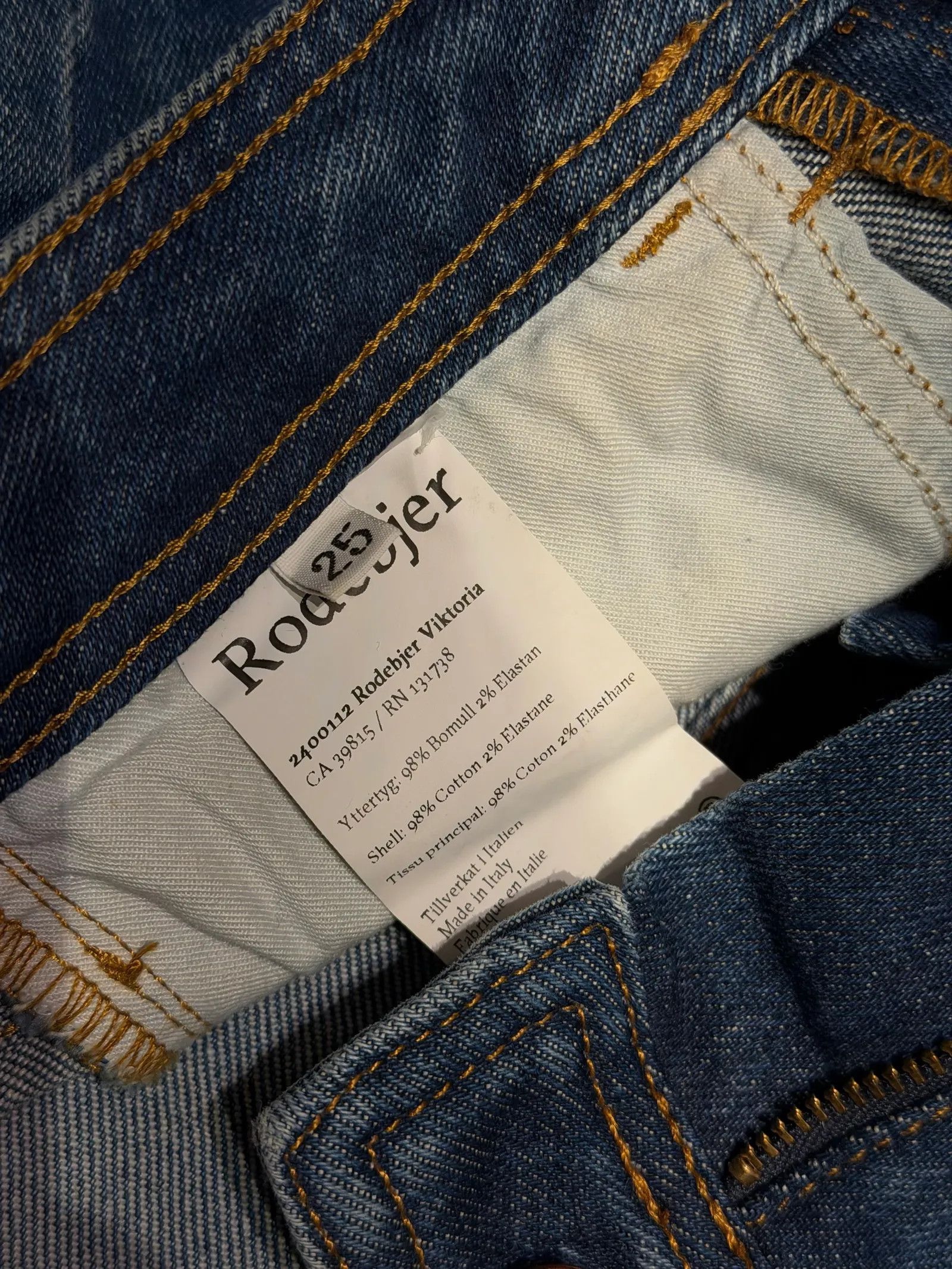 Rodebjer Rodebjer Viktoria jeans Jeans Size 25" / US 0 / IT 36 - 3 Thumbnail