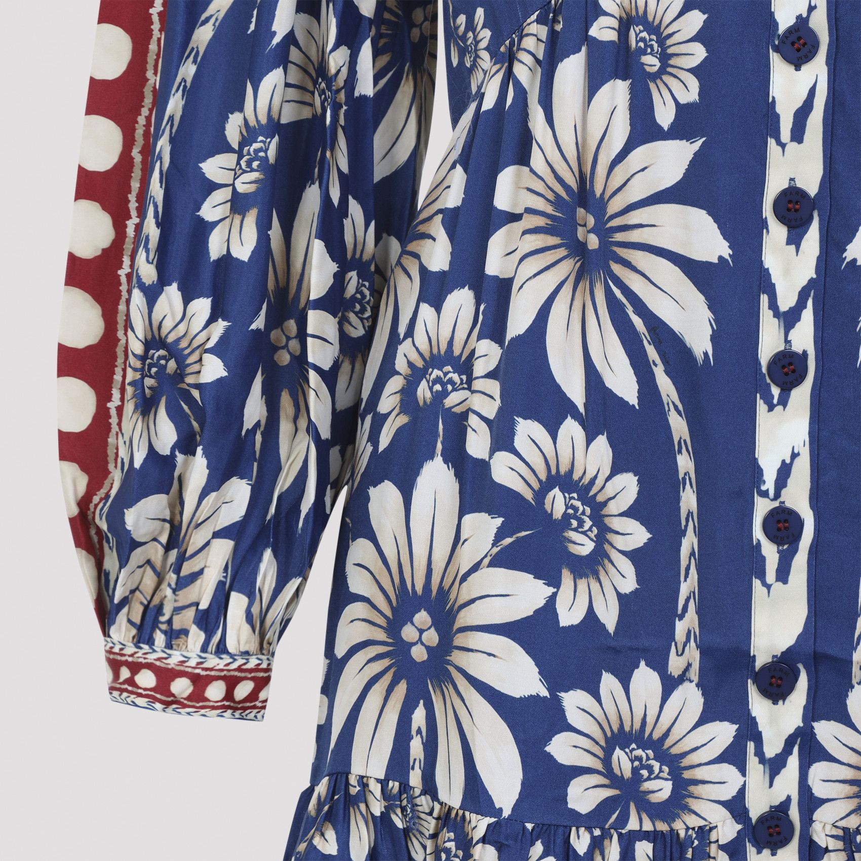 Farm Rio Farm Rio Luna Blue Mini Dress Size M / US 6-8 / IT 42-44 - 4 Thumbnail