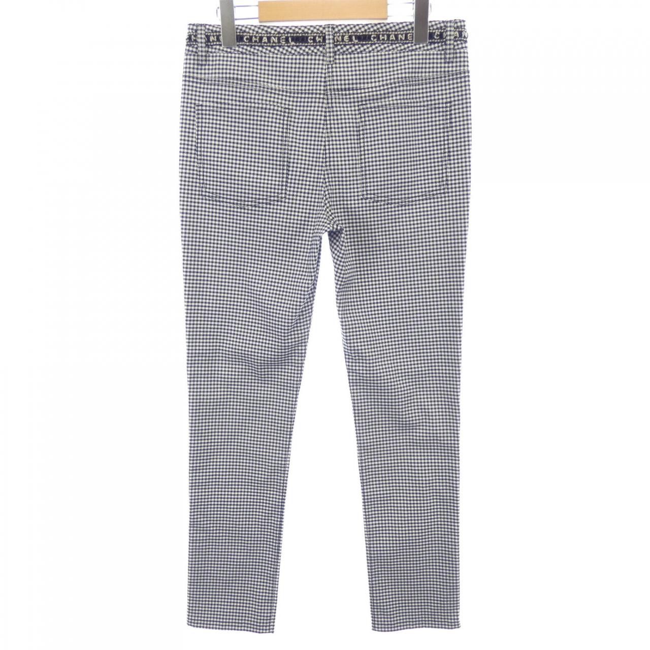 Chanel Chanel Chanel P53371V28957 Check Pants Cotton Pants P53371V28957 DUTY FREE for USA Size ONE SIZE - 2 Thumbnail