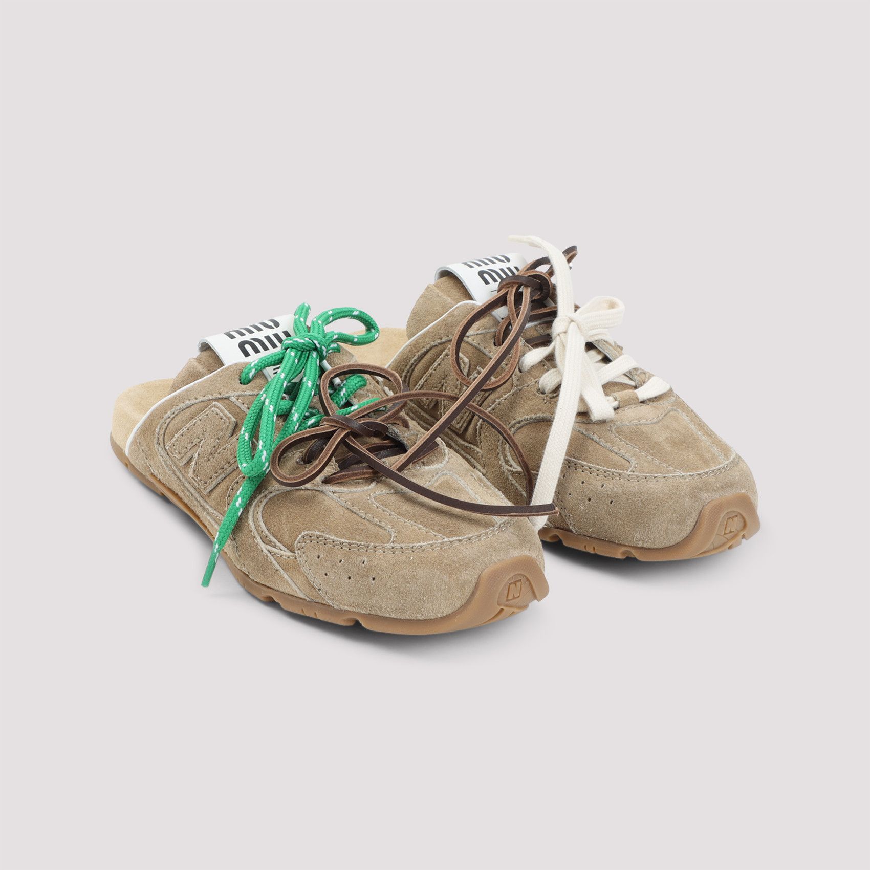 Miu Miu Miu Miu Nb Mules Sneakers Size US 7 / IT 37 - 3 Thumbnail
