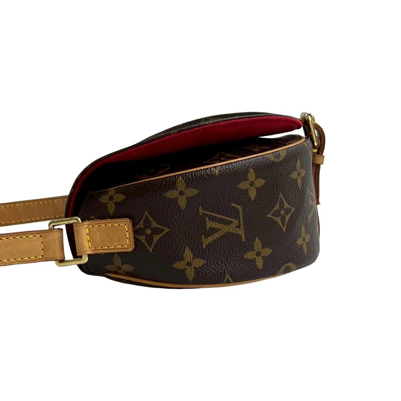 Louis Vuitton Louis Vuitton Louis Vuitton Tambourin Monogram Leather Shoulder Bag Canvas Shoulder Bag DUTY FREE for USA Size ONE SIZE - 6 Thumbnail