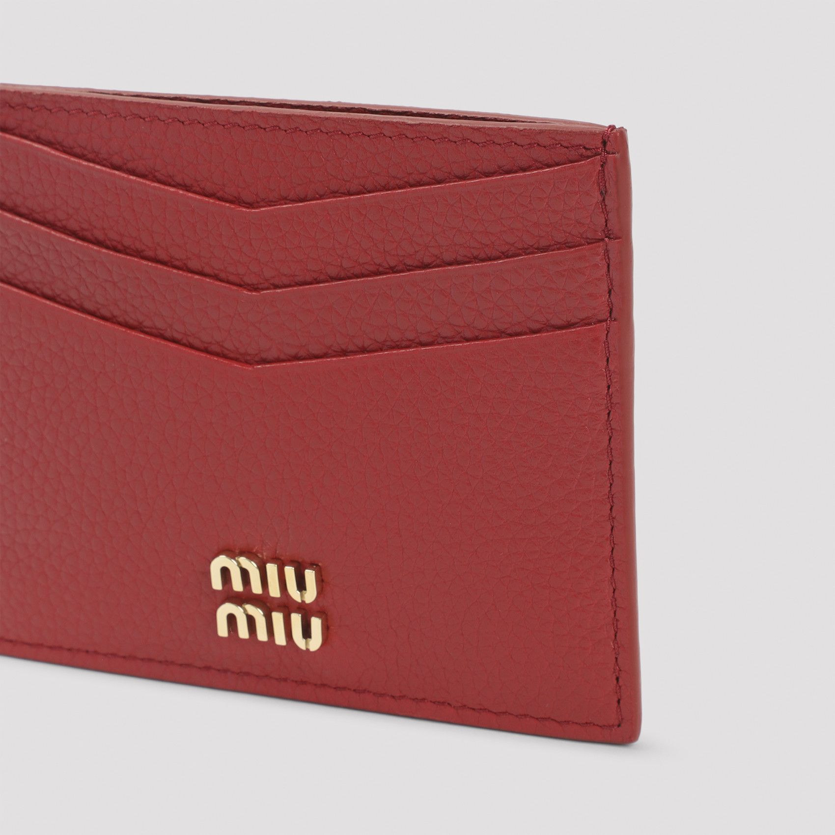Miu Miu Miu Miu Calf Leather Card Case Size ONE SIZE - 3 Thumbnail