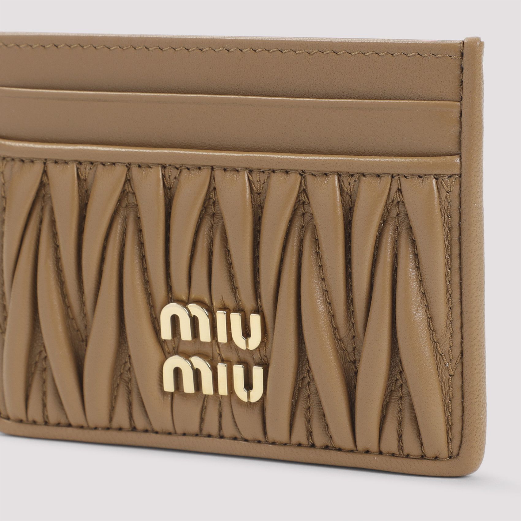 Miu Miu Miu Miu Lamb Leather Cardholder Size ONE SIZE - 3 Thumbnail